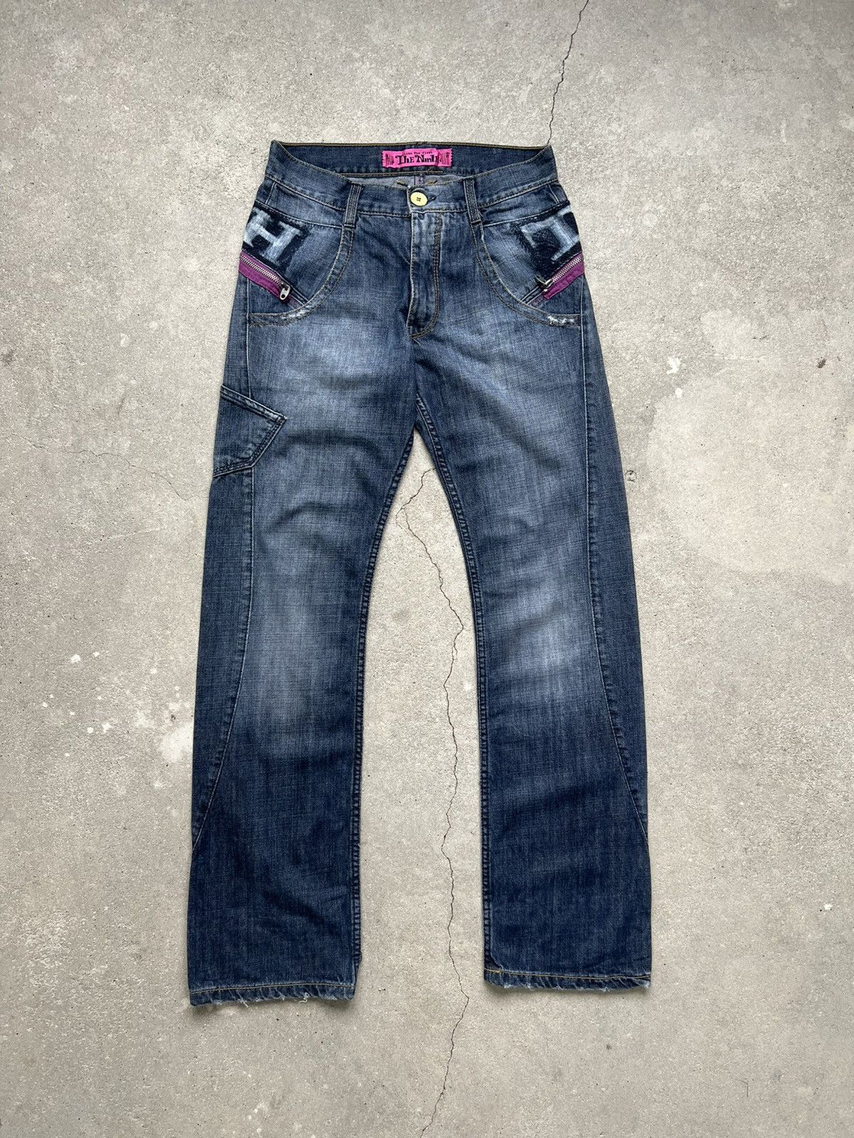 Hysteric Glamour × If Six Was Nine × Le Grande Bleu (L.G.B.) Rare Vintage IfSixWasNine style jeans LGB distressed denim Size 25" / US 0 / IT 36 - 10 Thumbnail