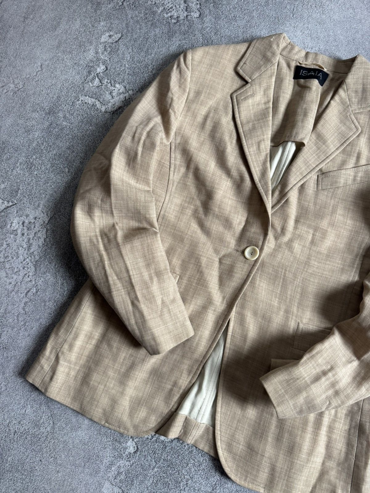 Isaia ISAIA 44size FONTELINE button up blazer jacket vintage line Size M / US 6-8 / IT 42-44 - 3 Thumbnail