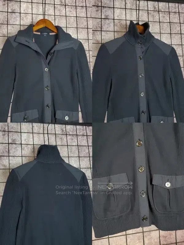 Burberry Burberry Navy Blue Cotton Long Sleeve Sweater. Size S / US 4 / IT 40 - 3 Thumbnail