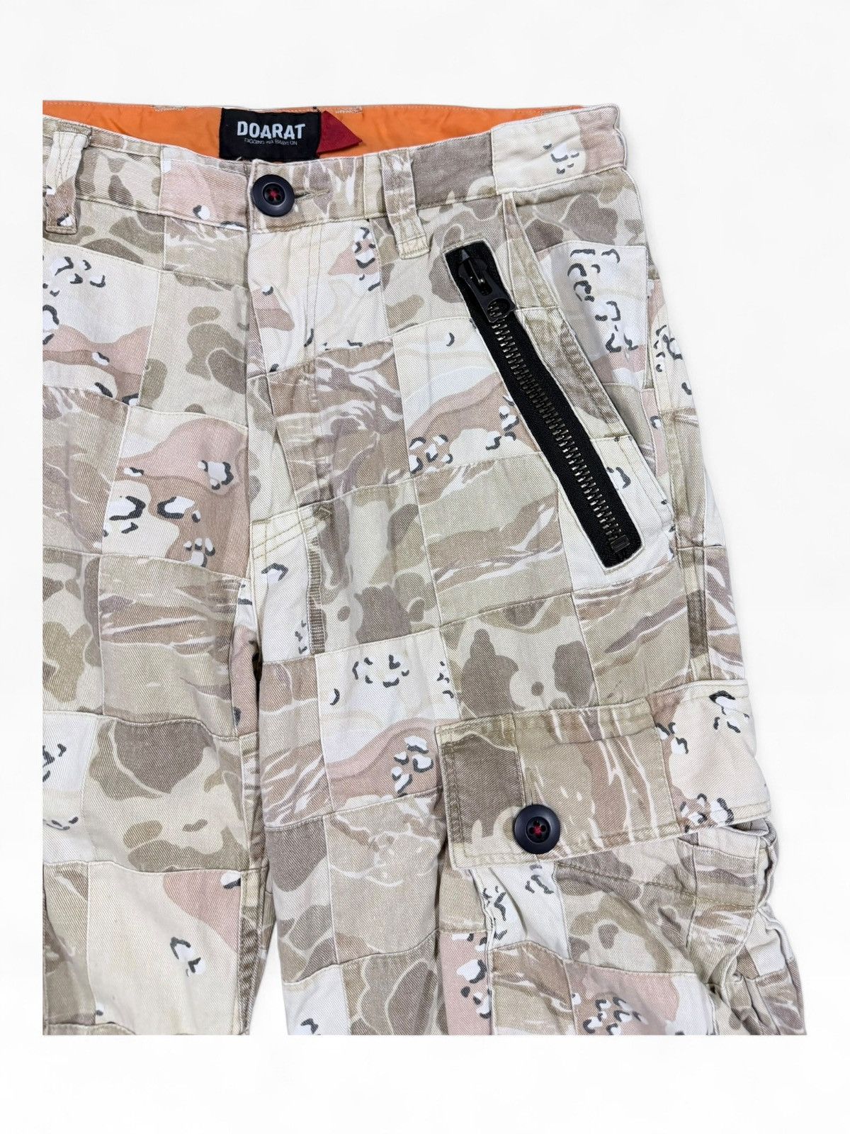 GOODENOUGH Vtg🔥90’s Doarat All Camoflauge Patchwork Multipocket Cargo Size US 33 - 8 Thumbnail