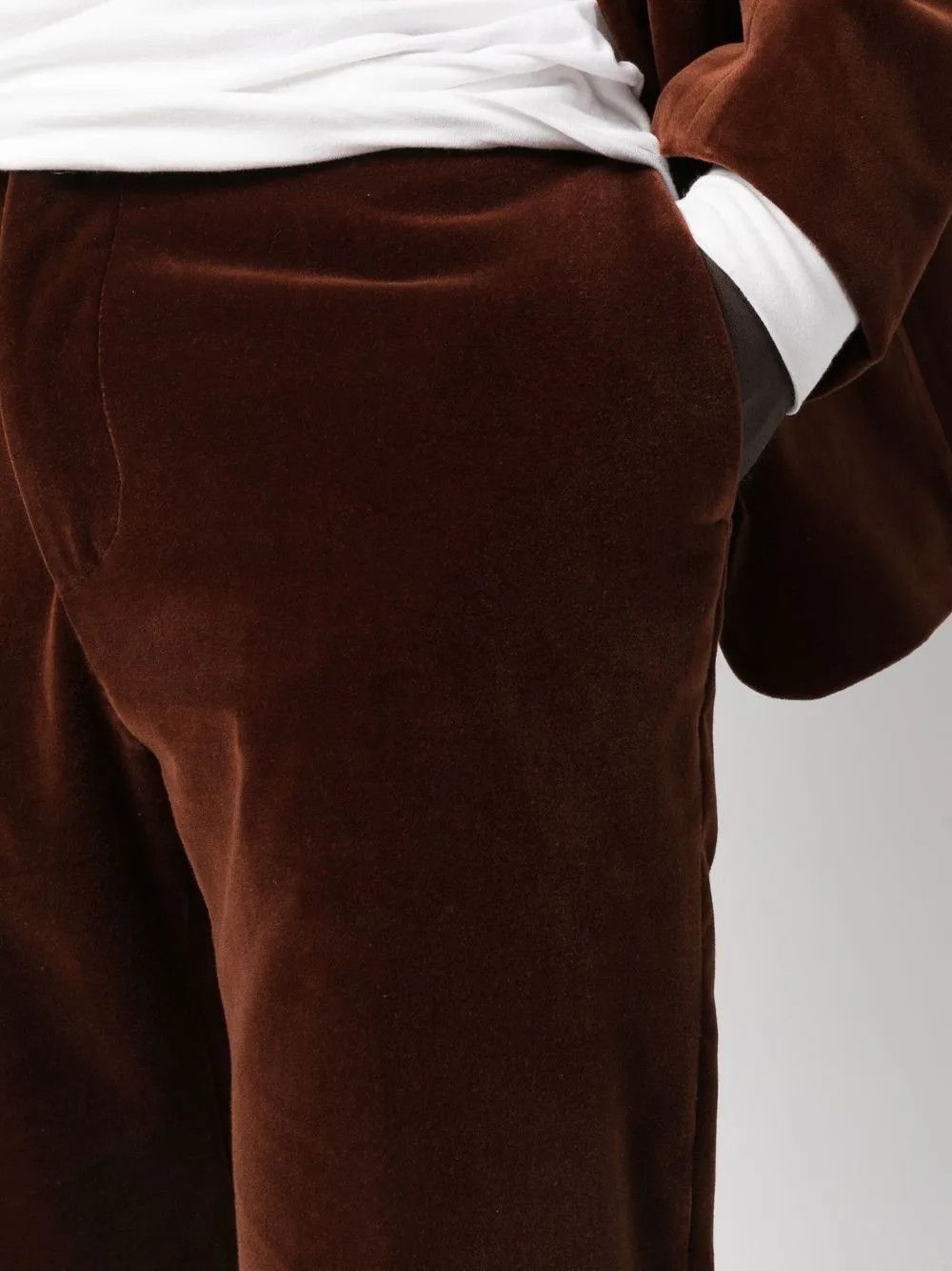 Palm Angels o1y0325 Casual Pant in Brown Size US 32 / EU 48 - 2 Thumbnail