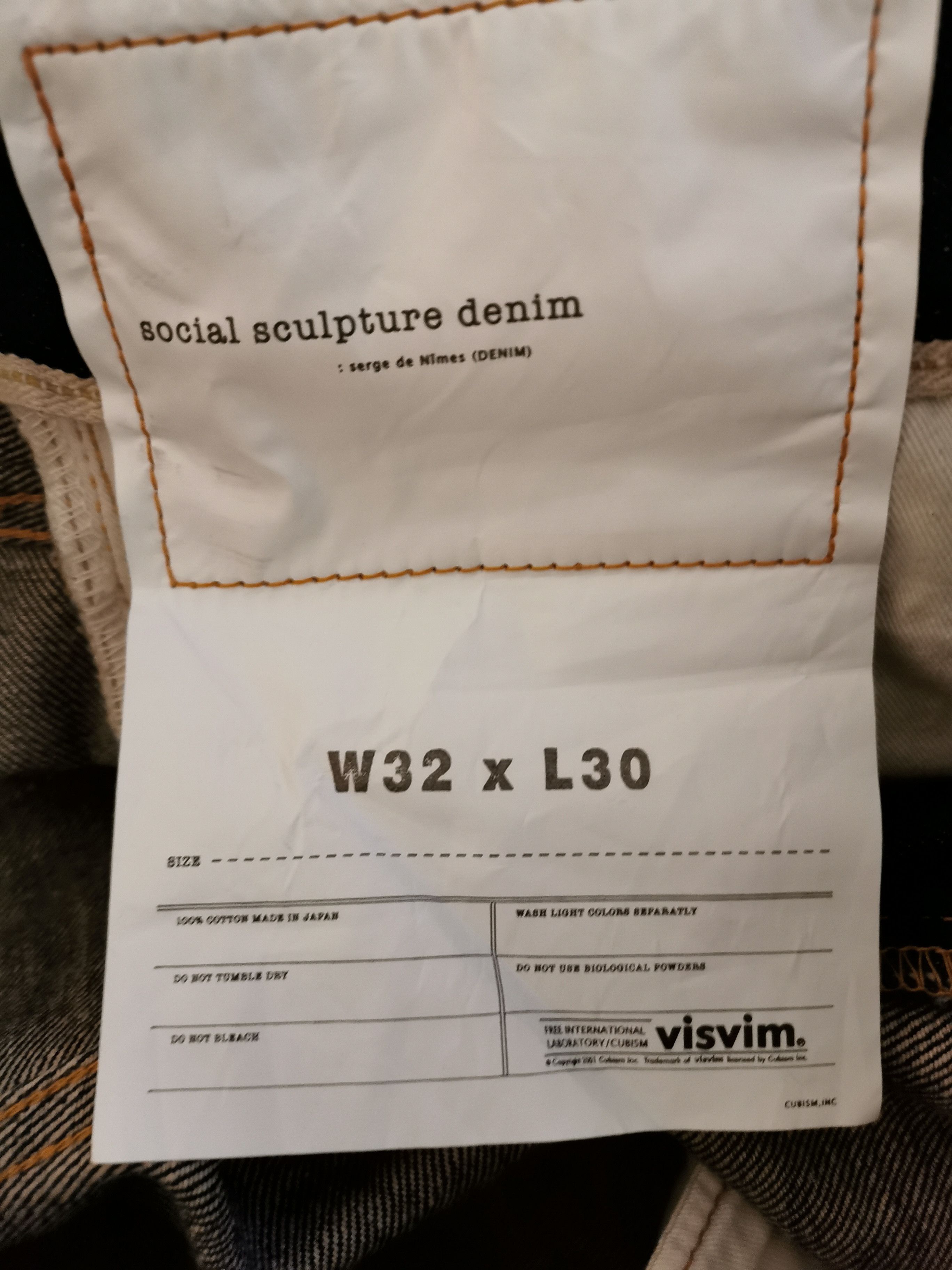 Visvim Visvim 18 Social Sculpture 01 Slim Damaged-18 Size US 32 / EU 48 - 9 Thumbnail
