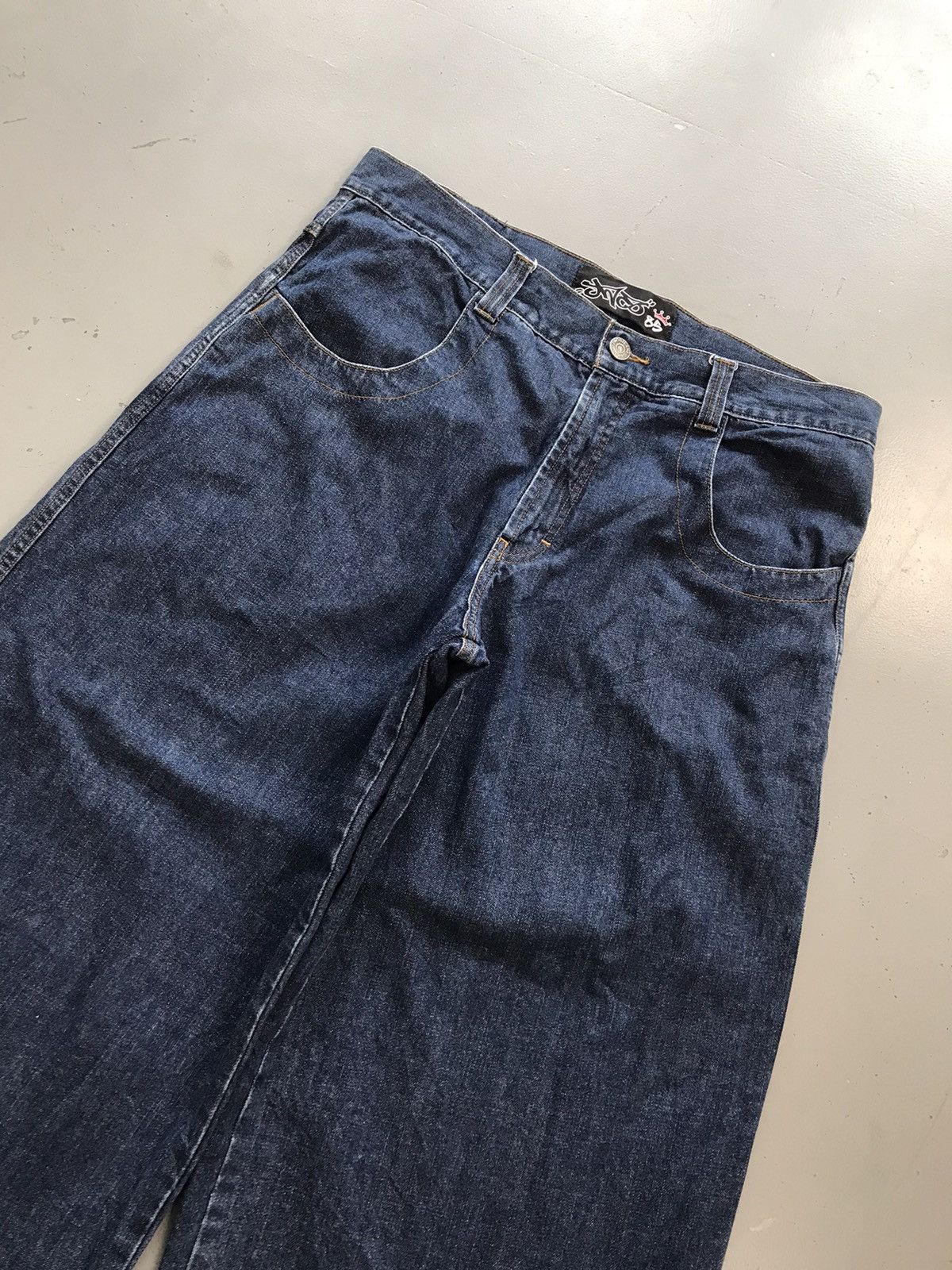 JNCO × Vintage Vintage Jnco SpellOut embroidered big pocket denim Size US 38 / EU 54 - 5 Thumbnail