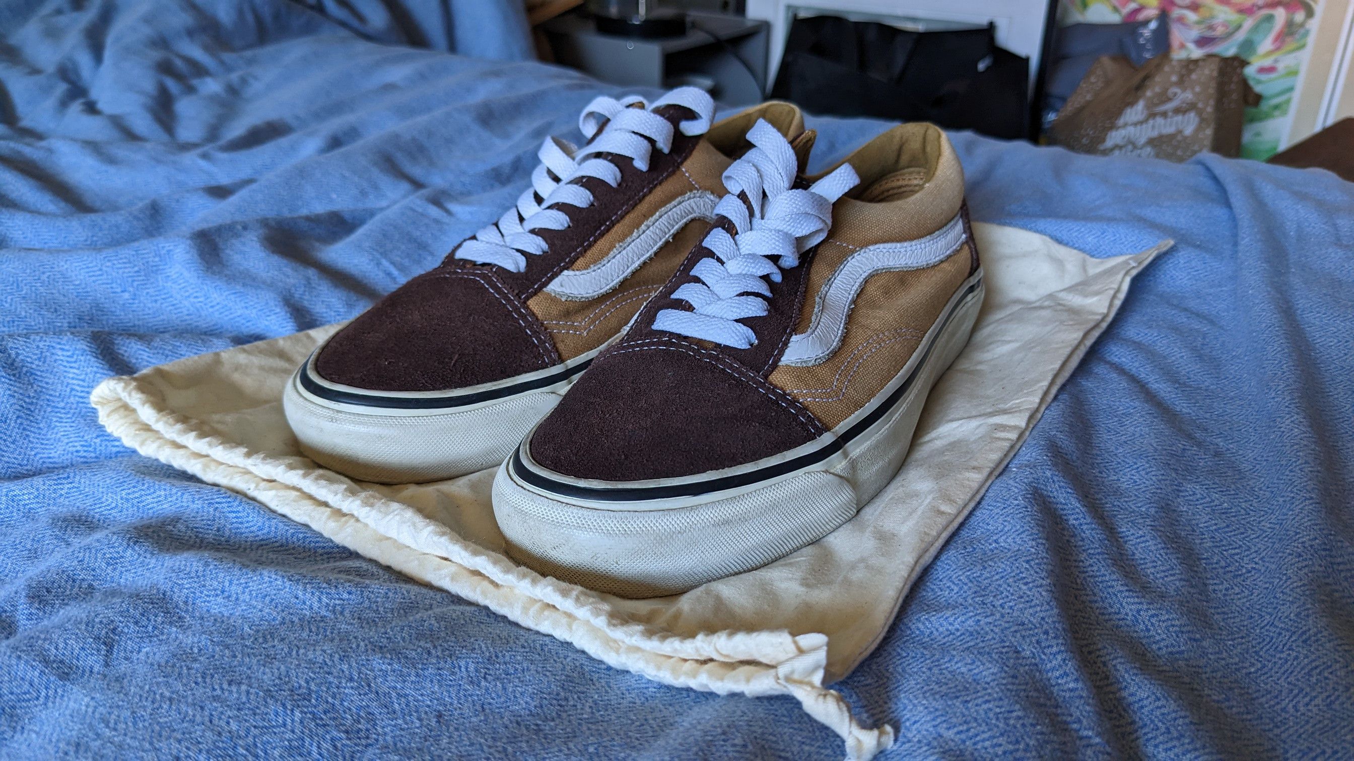 JJJJound × Vans Tan Old Skool Size US 7 / EU 40 - 4 Thumbnail