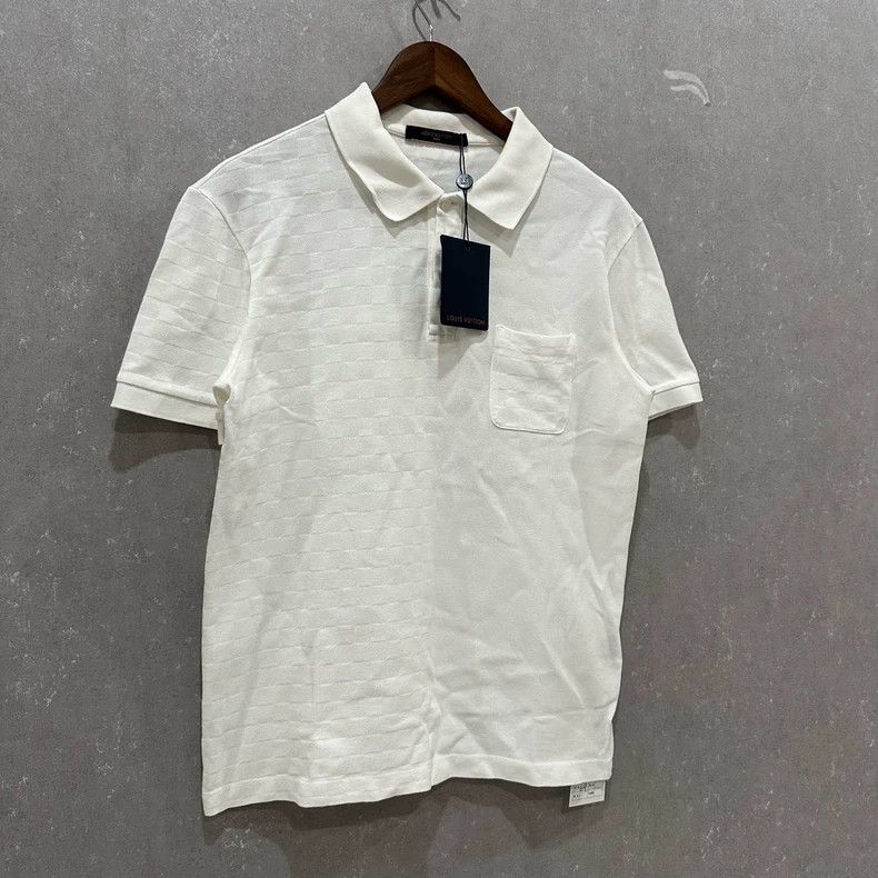 Louis Vuitton Louis Vuitton Checkerboard Polo Short Sleeve 2505-Nextarrow Size US M / EU 48-50 / 2 - 3 Thumbnail