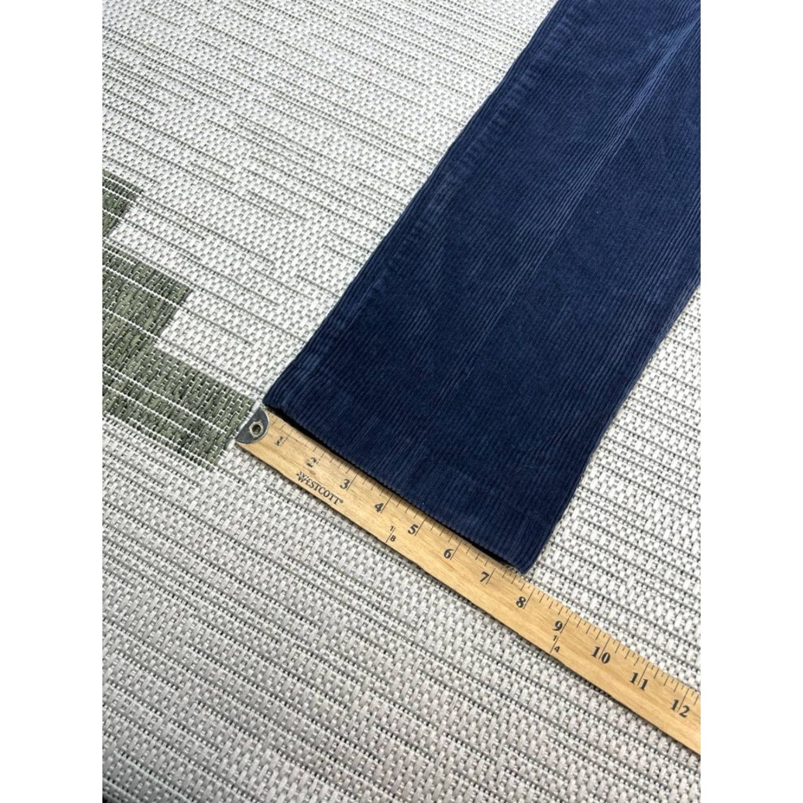 Brooks Brothers Brooks Brothers Clark Corduroy Pants Mens 33 Blue Stretch Mid Rise Straight Leg Pants Size US 33 - 4 Thumbnail