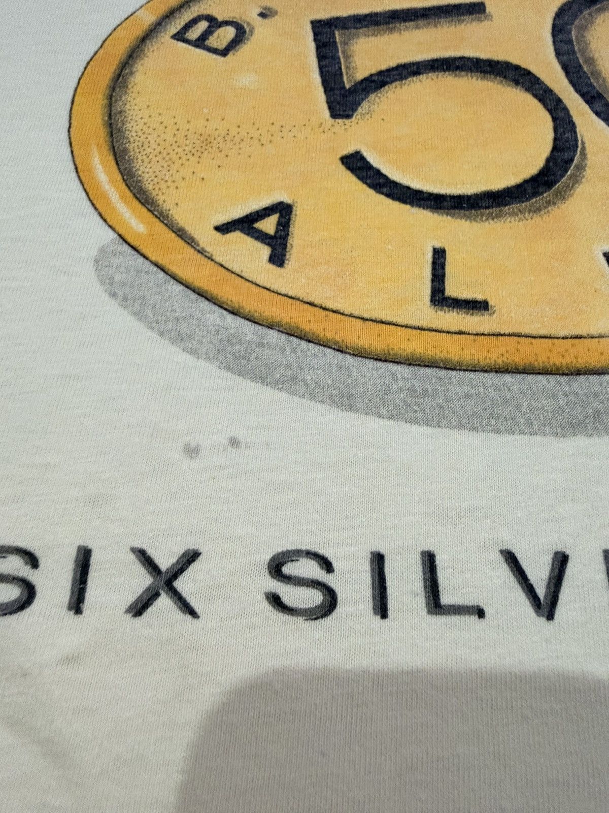 Band Tees Vintage 80s B.B. King's 50th album, "Six Silver Strings." Size US XL / EU 56 / 4 - 5 Thumbnail