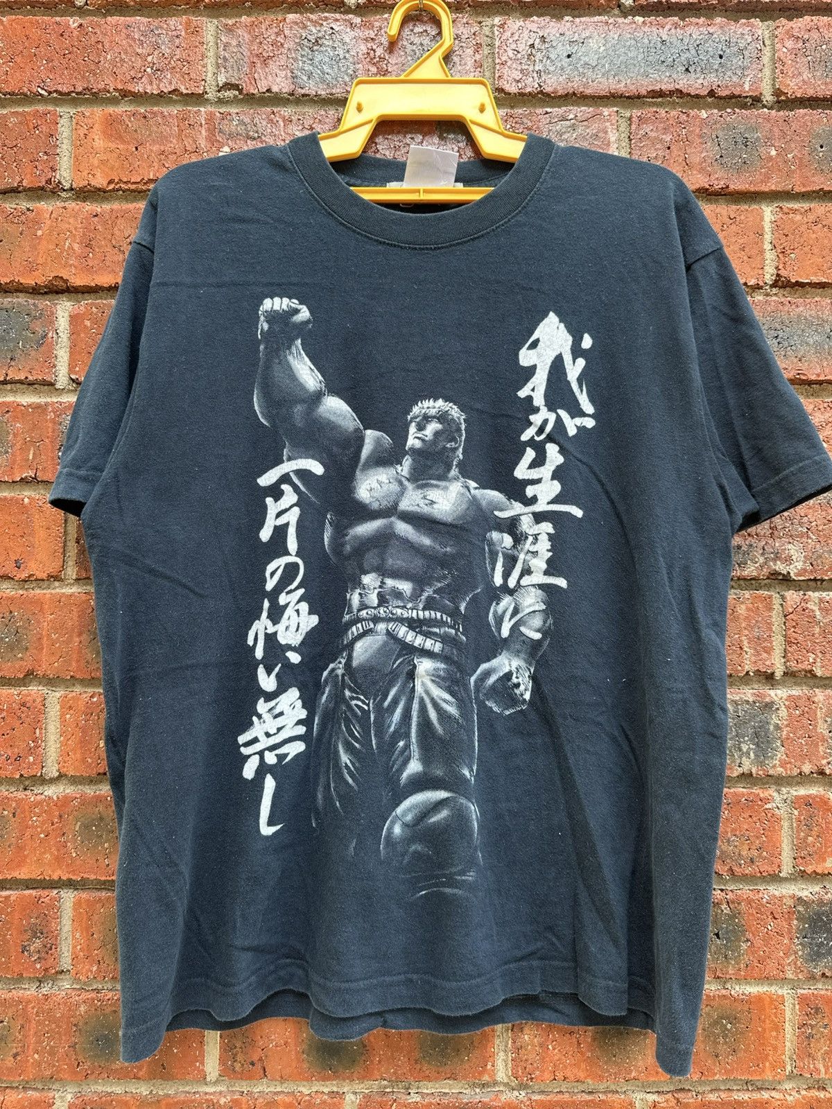 Anime Vintage Anime Hakuto No Ken Faded Tee Size US L / EU 52-54 / 3 - 1 Thumbnail