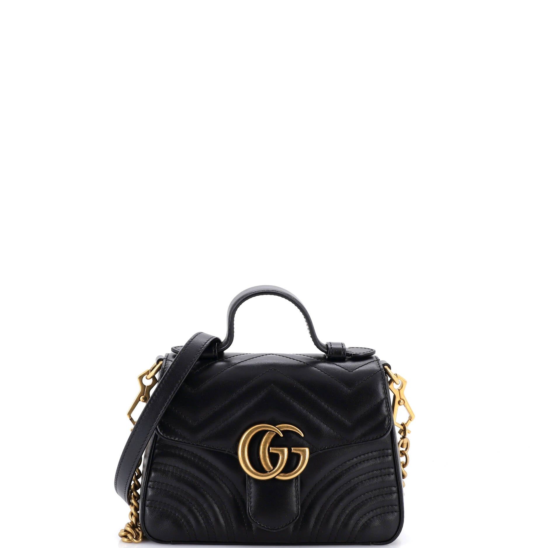 Gucci GG Marmont Top Handle Flap Bag Size ONE SIZE - 1 Thumbnail