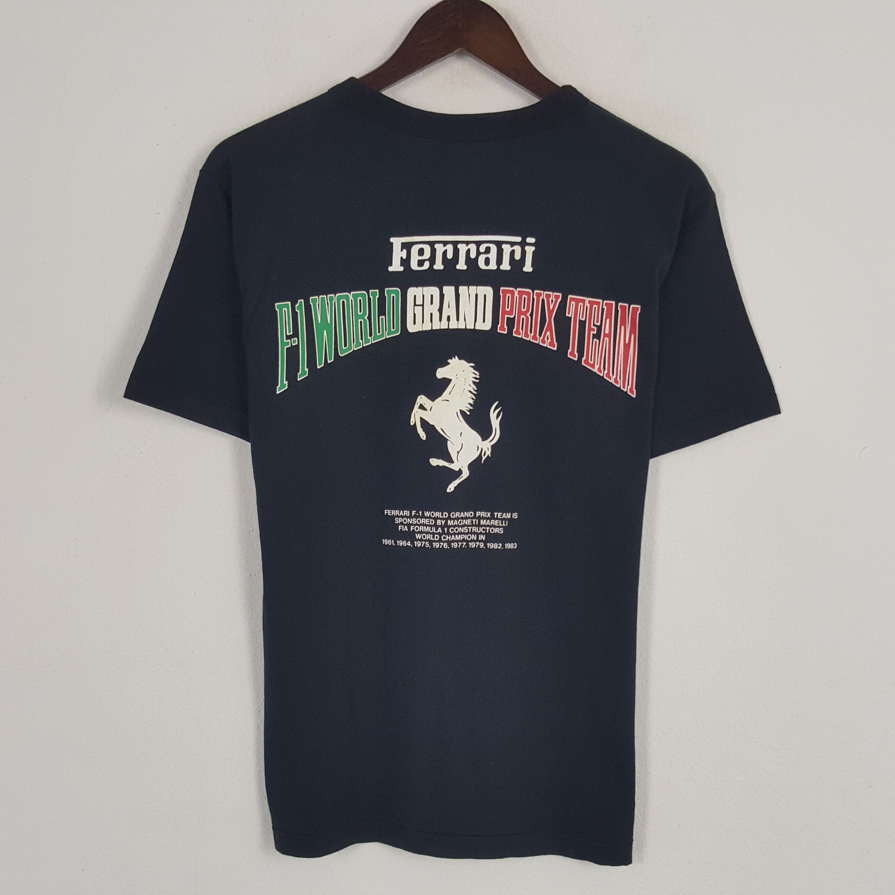 Ferrari × Vintage Vintage Ferrari F1 World Grand Prix Team Tshirt Size US M / EU 48-50 / 2 - 1 Thumbnail