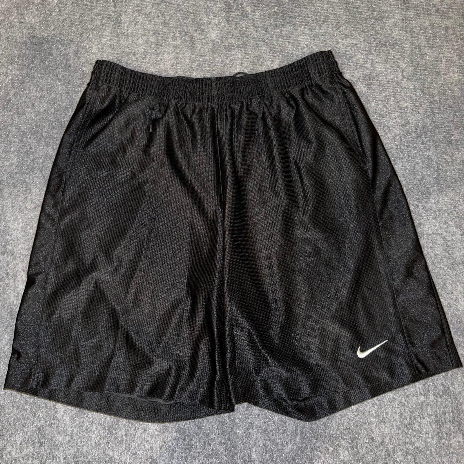 Nike Nike Basketball Black Dazzle Baggy Hoop Shorts Mens 2XL Size US 40 / EU 56 - 1 Thumbnail