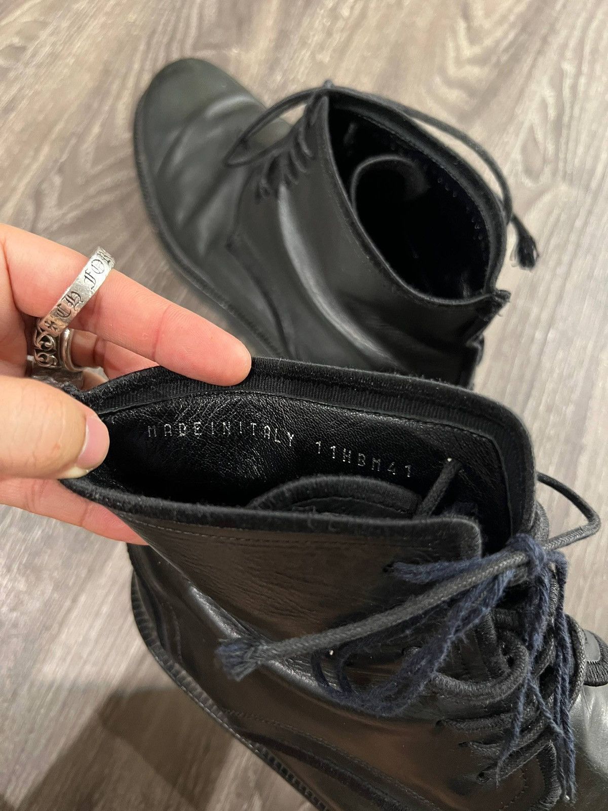 Dior AW11 Dior Homme “Enfold/Unfold” Lace Up Ankle Boots Size US 8.5 / EU 41-42 - 5 Thumbnail
