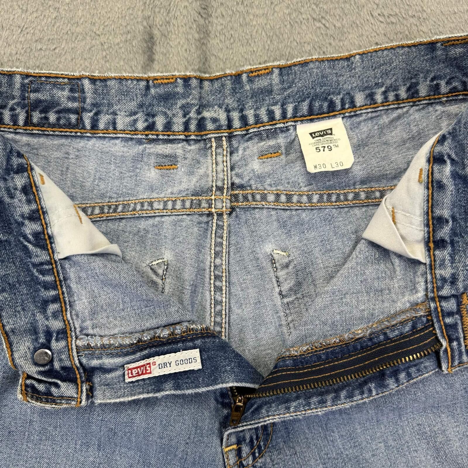 Levi's Levi's 579 Vintage Loose Fit Caroenter Denim Jeans Size US 28 / EU 44 - 3 Thumbnail