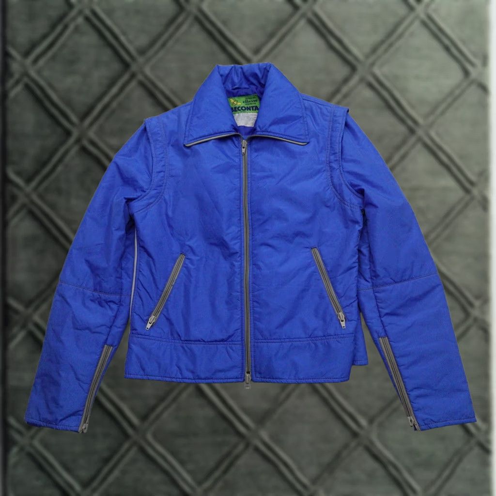 Ellesse VINTAGE ELLESSE Jacket Mens Large Blue Nylon Fullzip Size US L / EU 52-54 / 3 - 1 Thumbnail