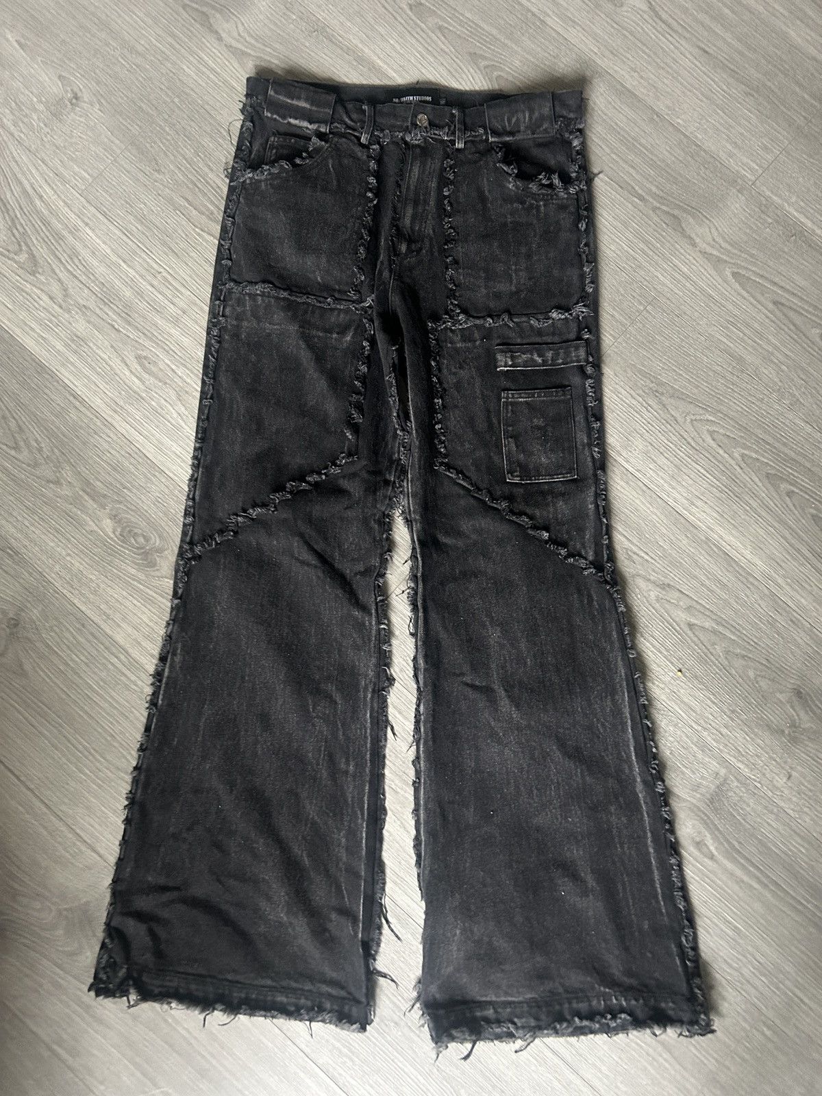 No Faith Studio Black Denim