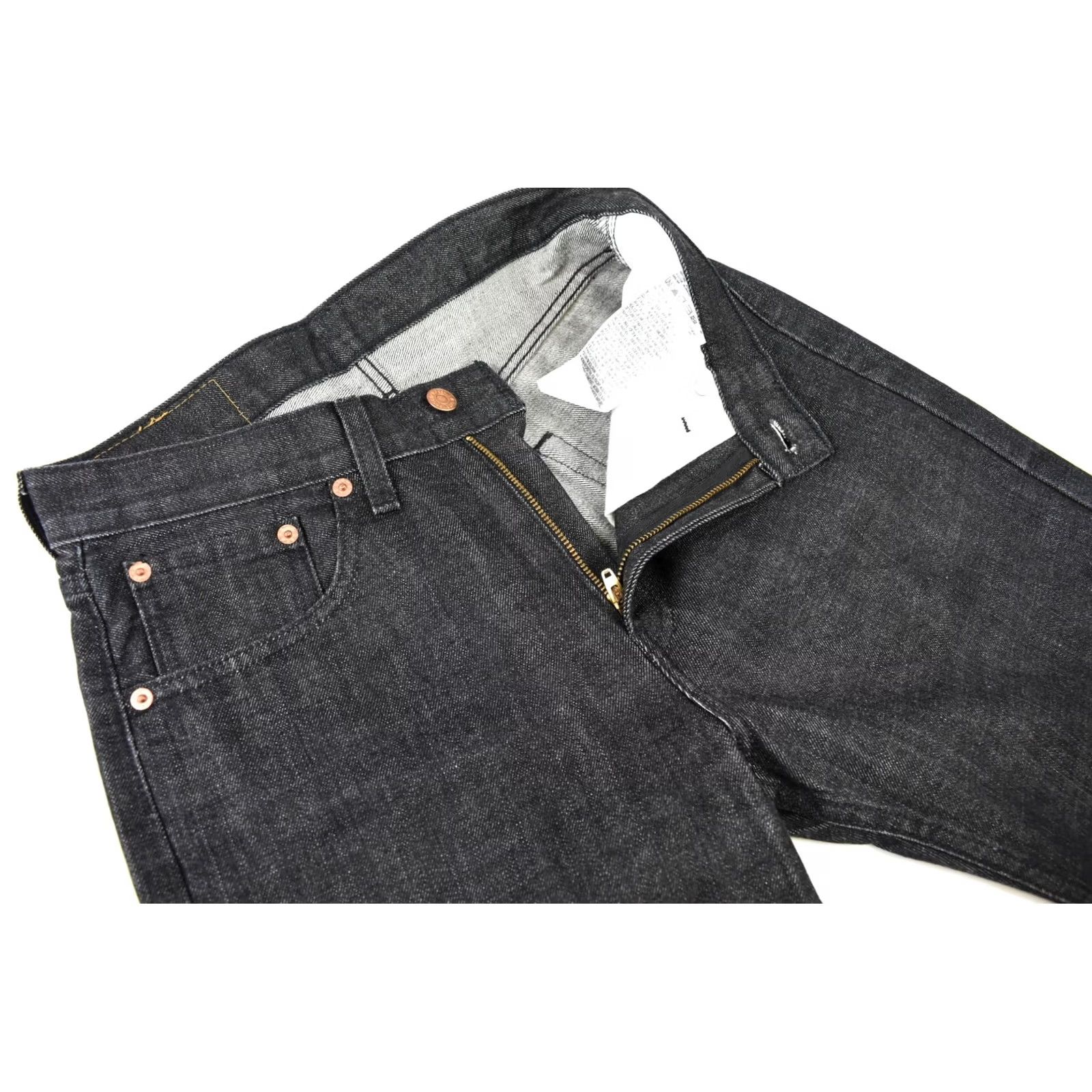 Denime LEVI STRAUSS & CO. 751 Jeans Men W29/L32 Black Zip Fly Denim Casual Standard Fit Size US 29 - 4 Thumbnail