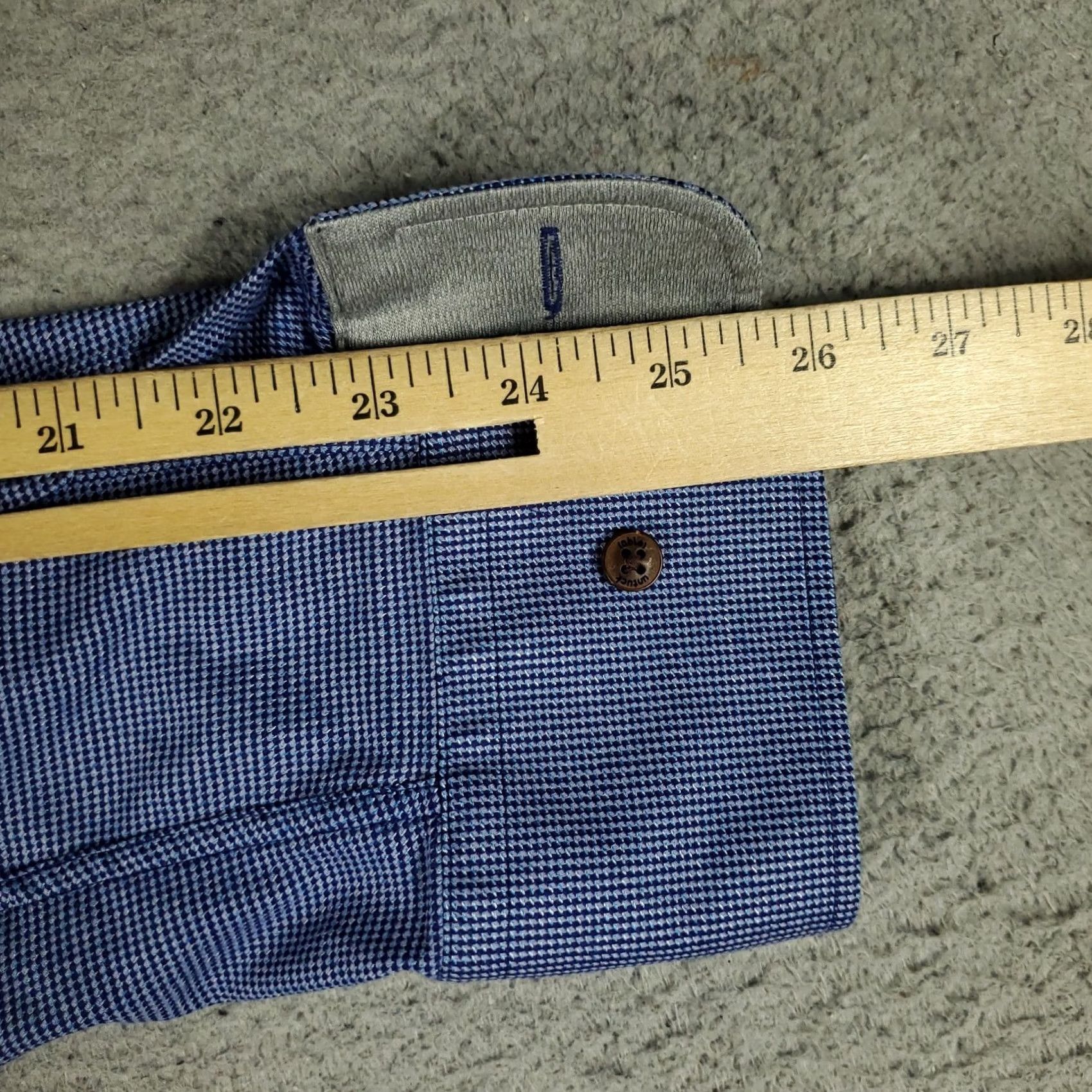 Vintage Twillory Shirt Mens Medium M-L Blue Athletic Performance Button Up Shirt Size US M / EU 48-50 / 2 - 6 Thumbnail