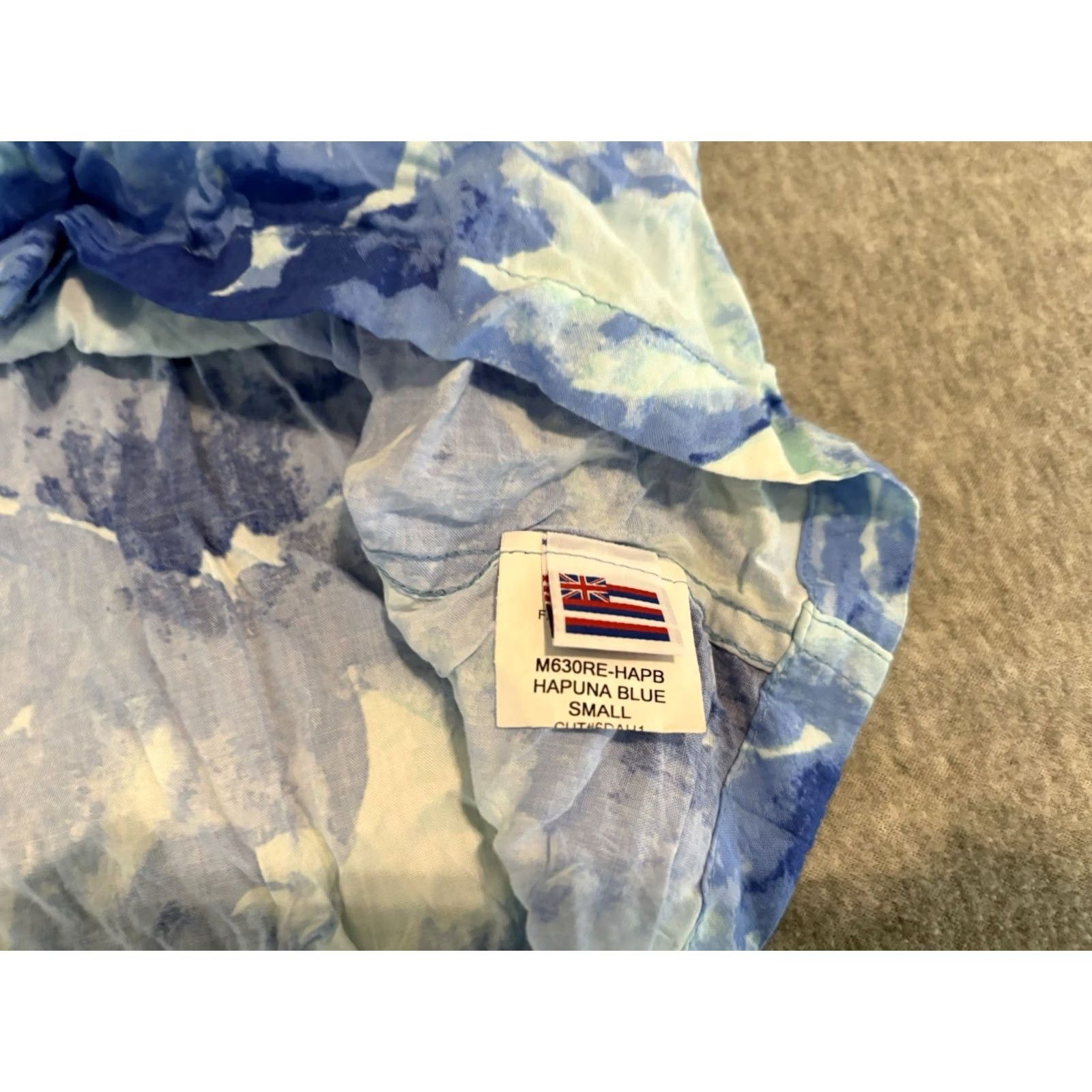 Jams World Jams World Hapuna Blue Short Sleeve Button-Up Shirt S Men Blue Rayon Button-Up Shirt Size US S / EU 44-46 / 1 - 3 Thumbnail