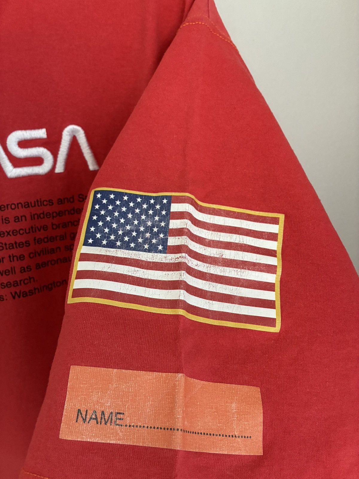 Heron Preston Heron Preston NASA T-shirt streetwear luxury designer army Size US L / EU 52-54 / 3 - 7 Thumbnail