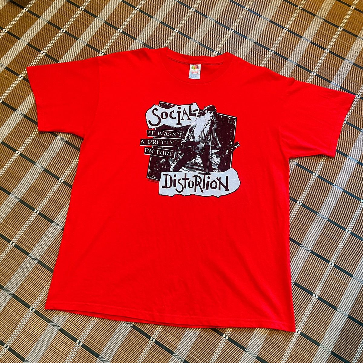 Band Tees × Vintage VTG 00’s Social Distortion It Wasn’t A Pretty Picture Size US XL / EU 56 / 4 - 1 Thumbnail