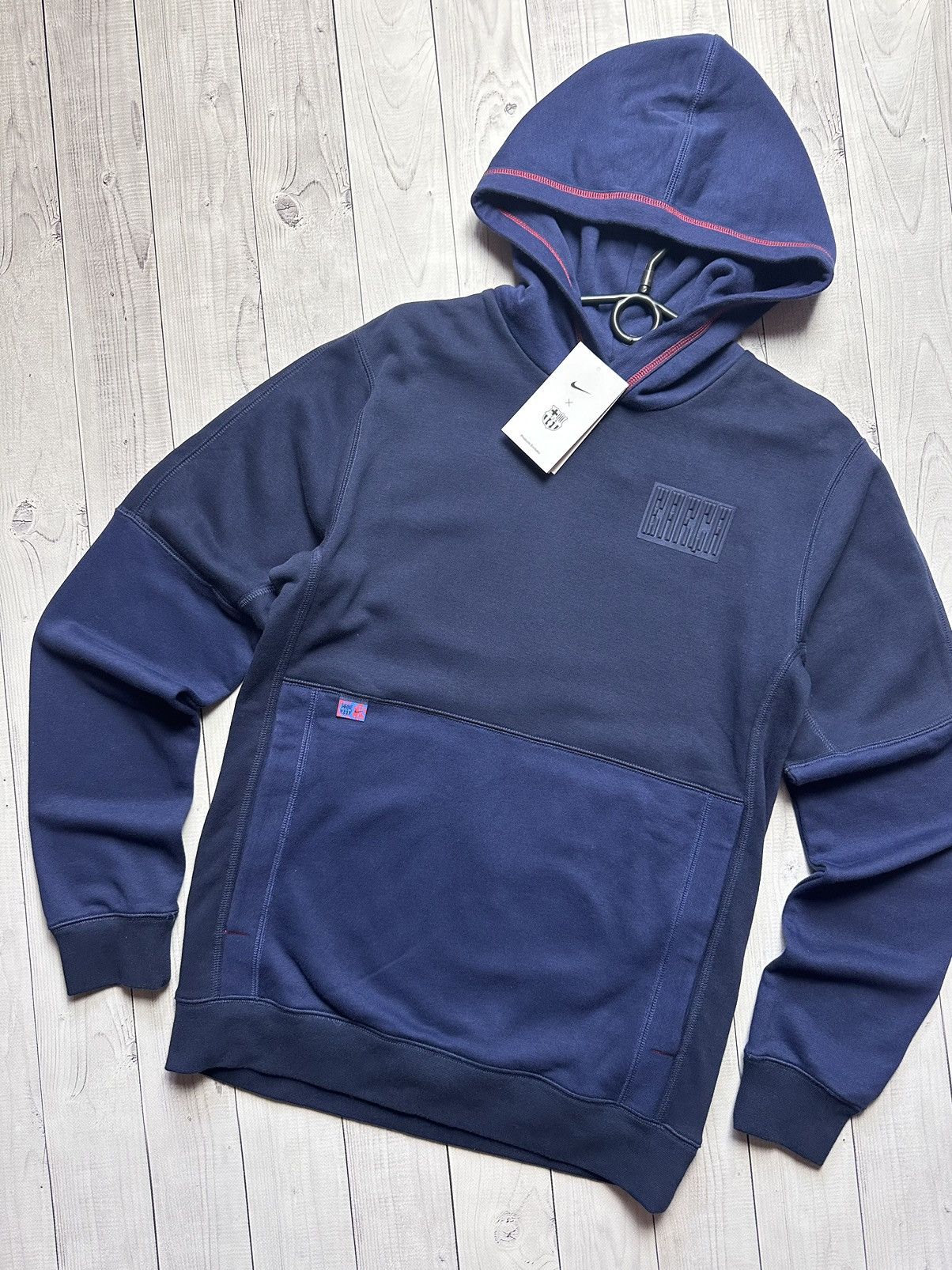 Nike Nike Barcelona soccer fleece hoodie size S Barca logo Size US S / EU 44-46 / 1 - 2 Thumbnail
