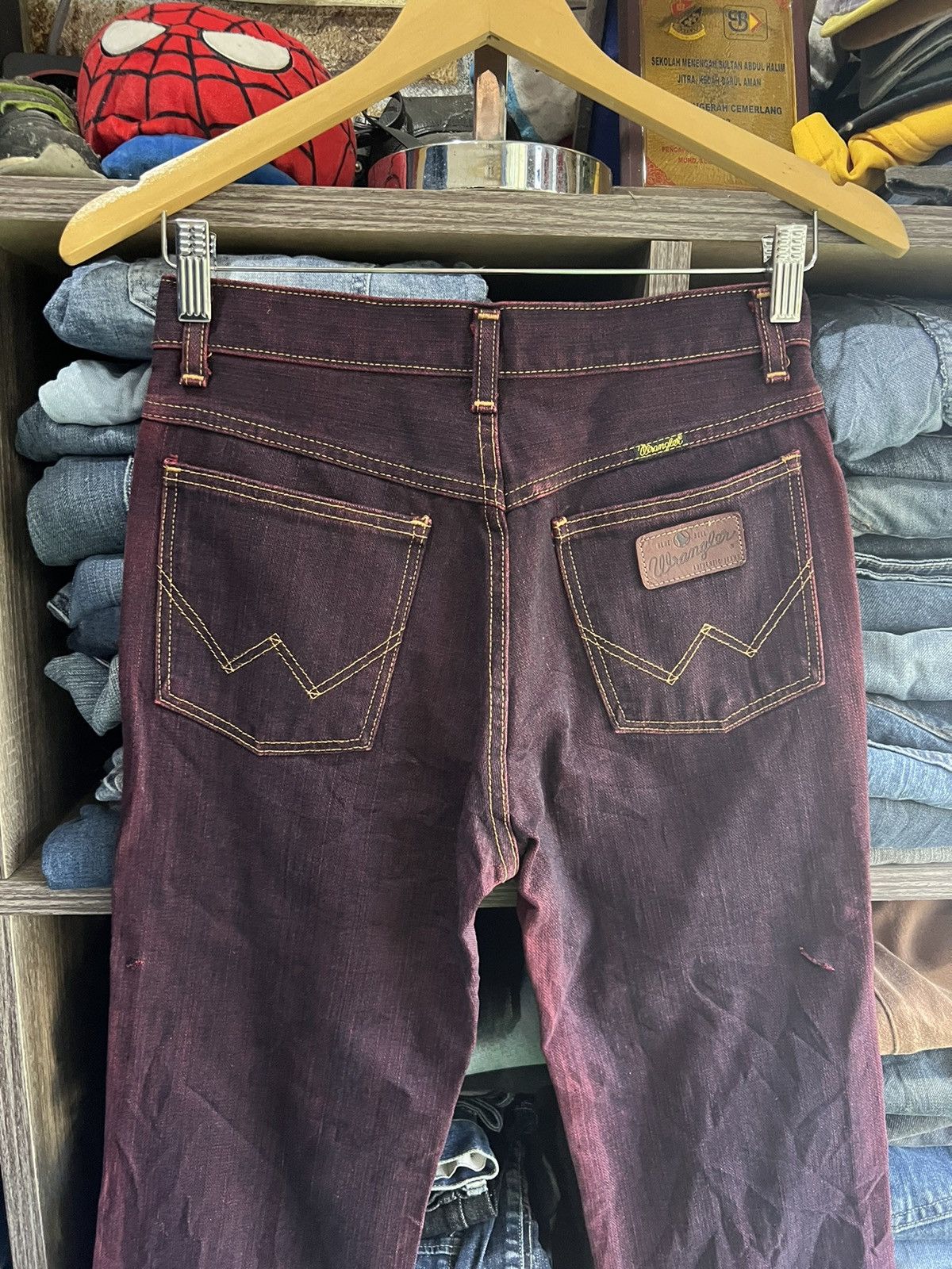 Wrangler 🔥Vintage Wrangler Western Style Two Tone Denim Size 27" / US 4 / IT 40 - 11 Thumbnail