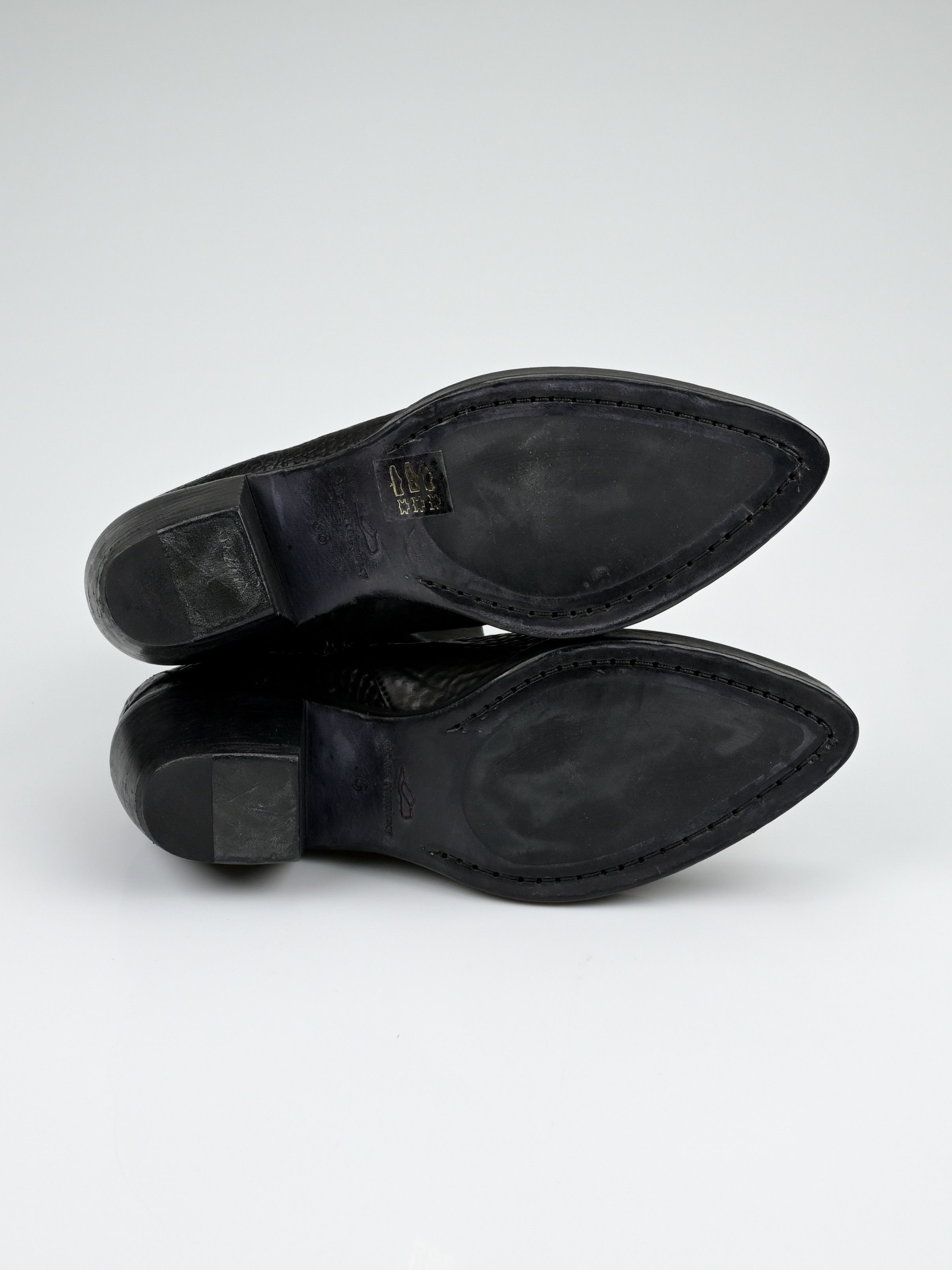 Isaac Sellam Experience The Last Conspiracy Leather Spine Ankle Boots Size US 6 / IT 36 - 8 Thumbnail