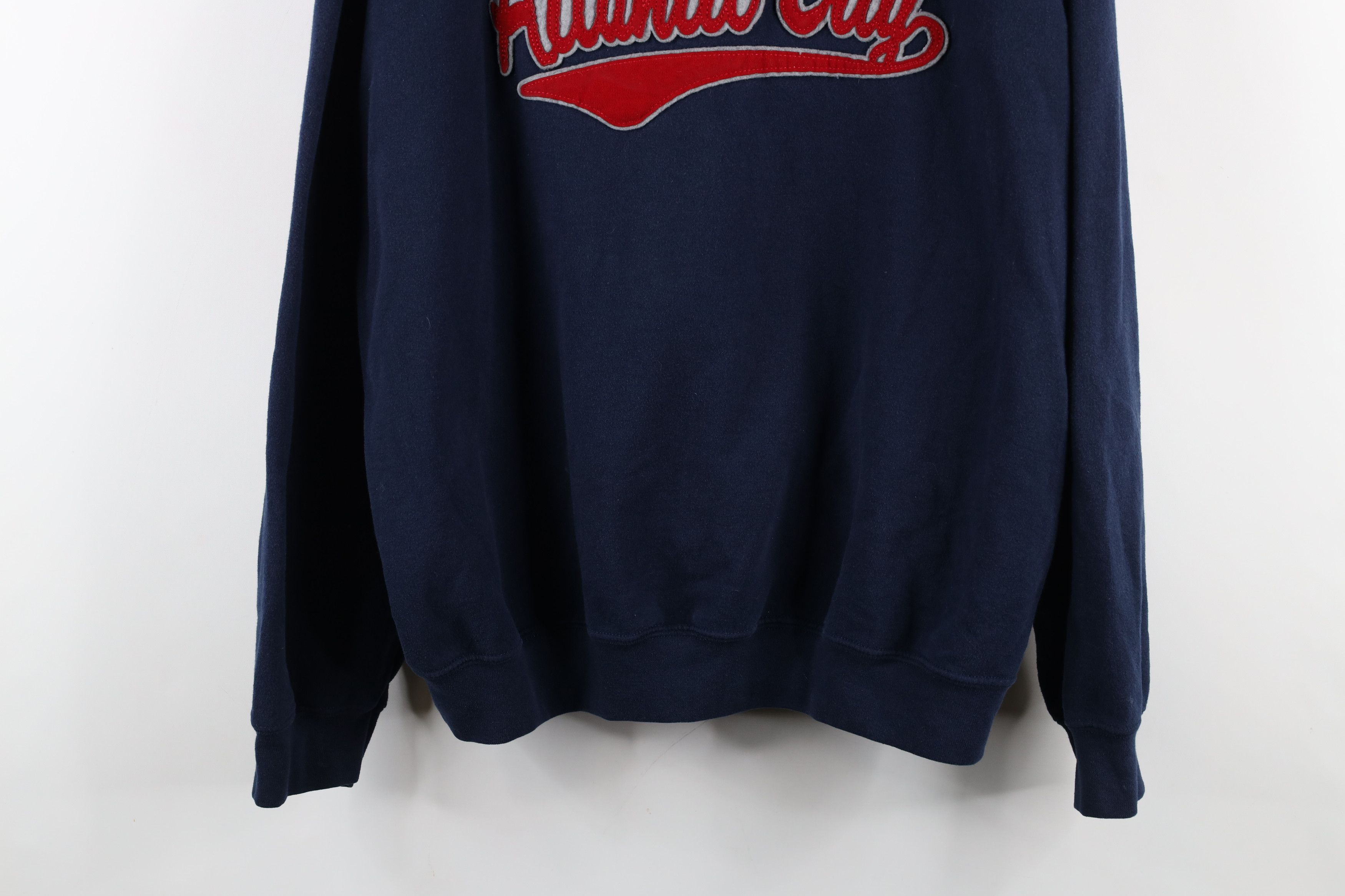 Vintage Vintage 90s Spell Script Atlantic City Crewneck Sweatshirt Size US XXL / EU 58 / 5 - 3 Thumbnail