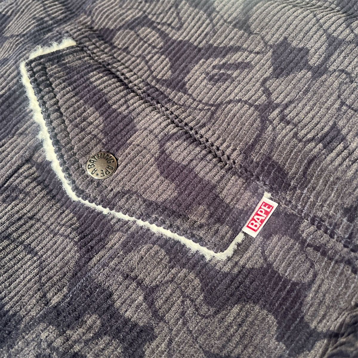 Bape Bape Corduroy Jacket Women's One Size Size ONE SIZE - 6 Thumbnail