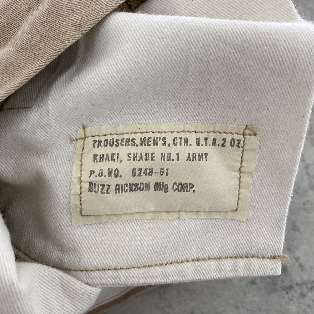 Buzz Rickson's VTG Buzz Rickson’s Made In Japan Baggy Chino Trousers Pants Size US 32 / EU 48 - 15 Thumbnail