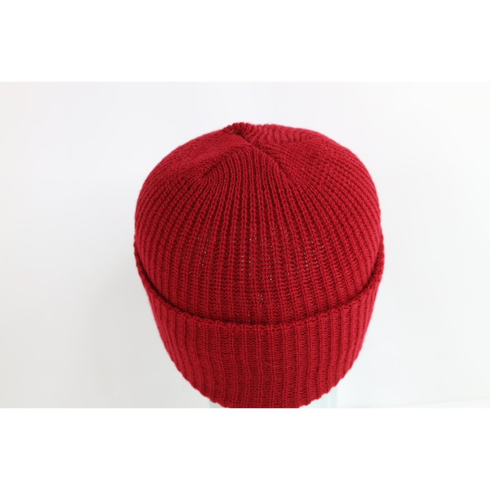 Vintage NOS Vintage 70s Streetwear Chunky Ribbed Knit Winter Beanie Size ONE SIZE - 3 Thumbnail