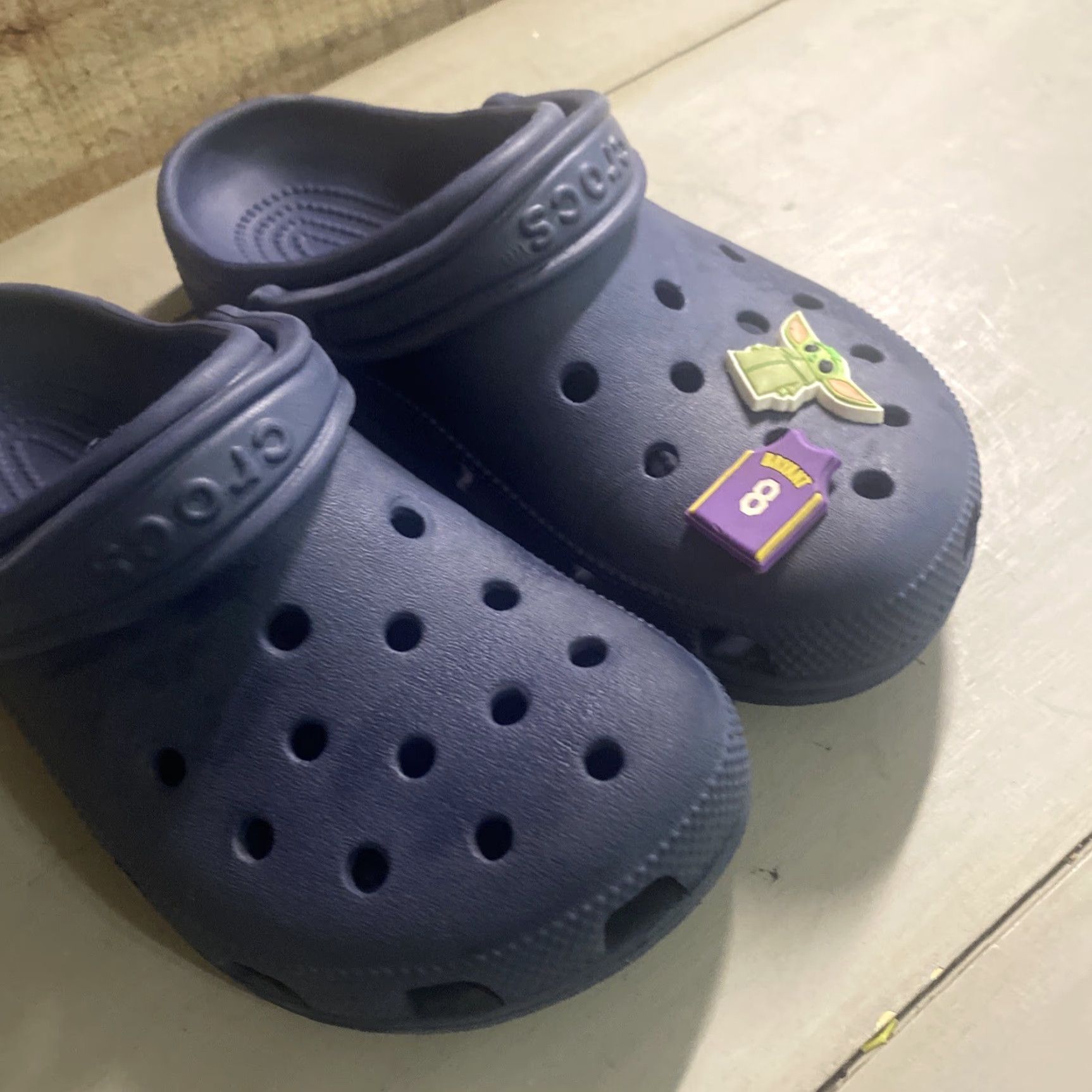 Crocs CROCS Sandal Unisex Adults Navy Blue Slip On Classic 6W / 8M Mens Womens Size 6 8 Shoes Size US 6 / IT 36 - 2 Thumbnail