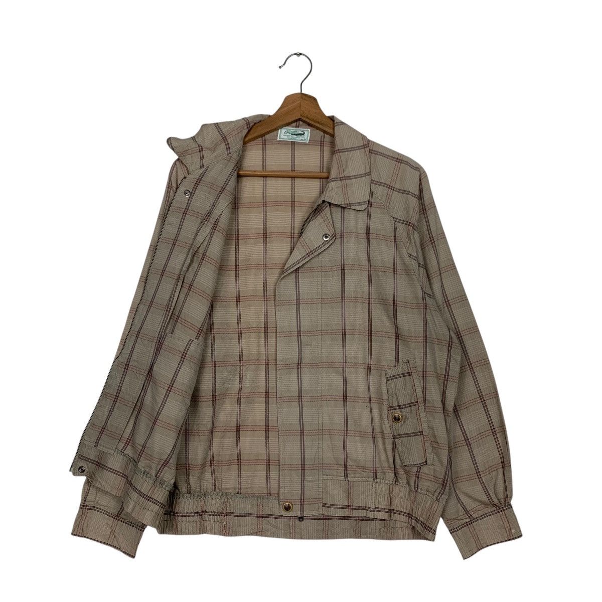 Japanese Brand Vintage 90’s CROCODILE Checked Casual Jacket #2833-C128 Size US M / EU 48-50 / 2 - 8 Thumbnail