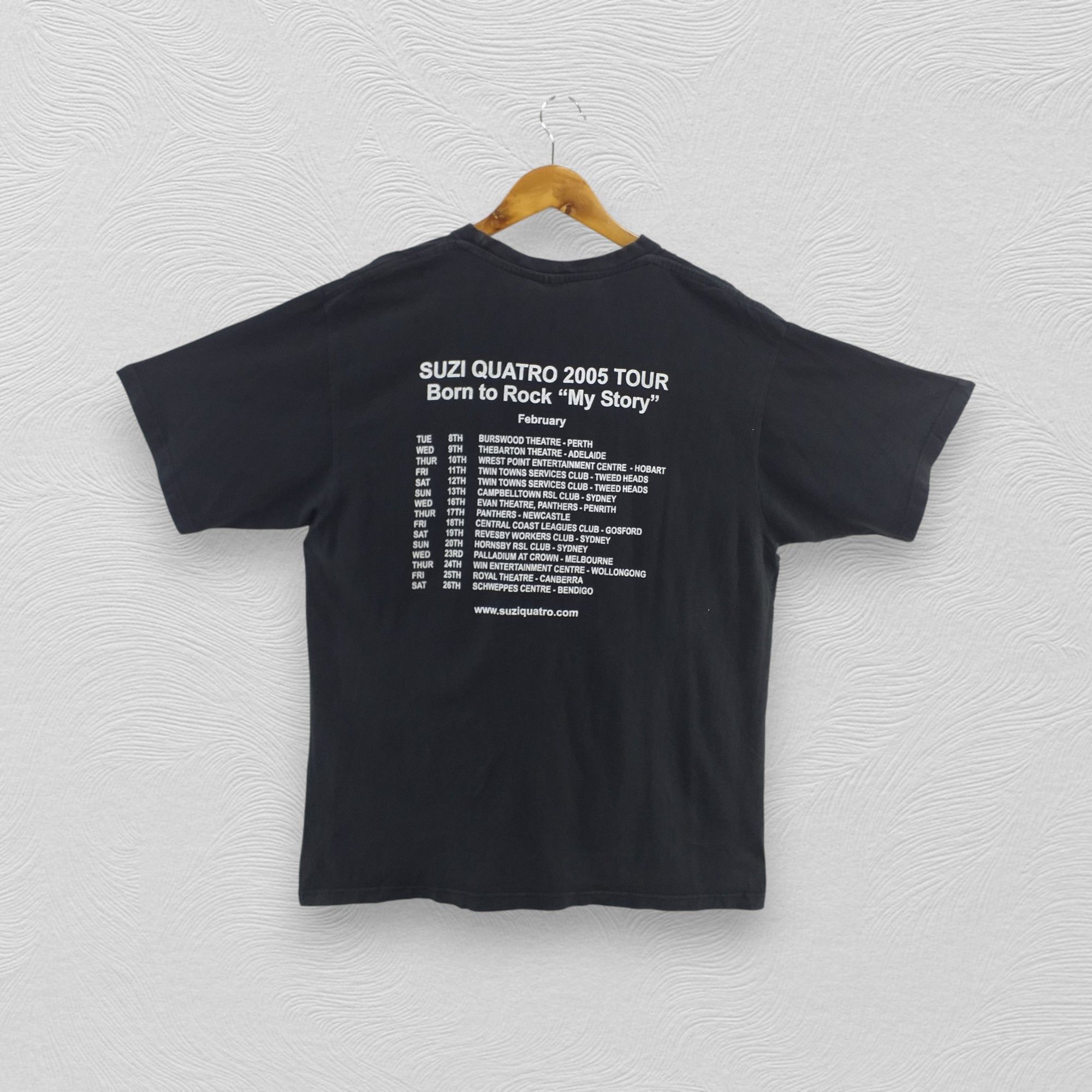 Band Tees Vintage Suzy Quatro 2005 Tour Tee -E022 Size US XL / EU 56 / 4 - 2 Thumbnail