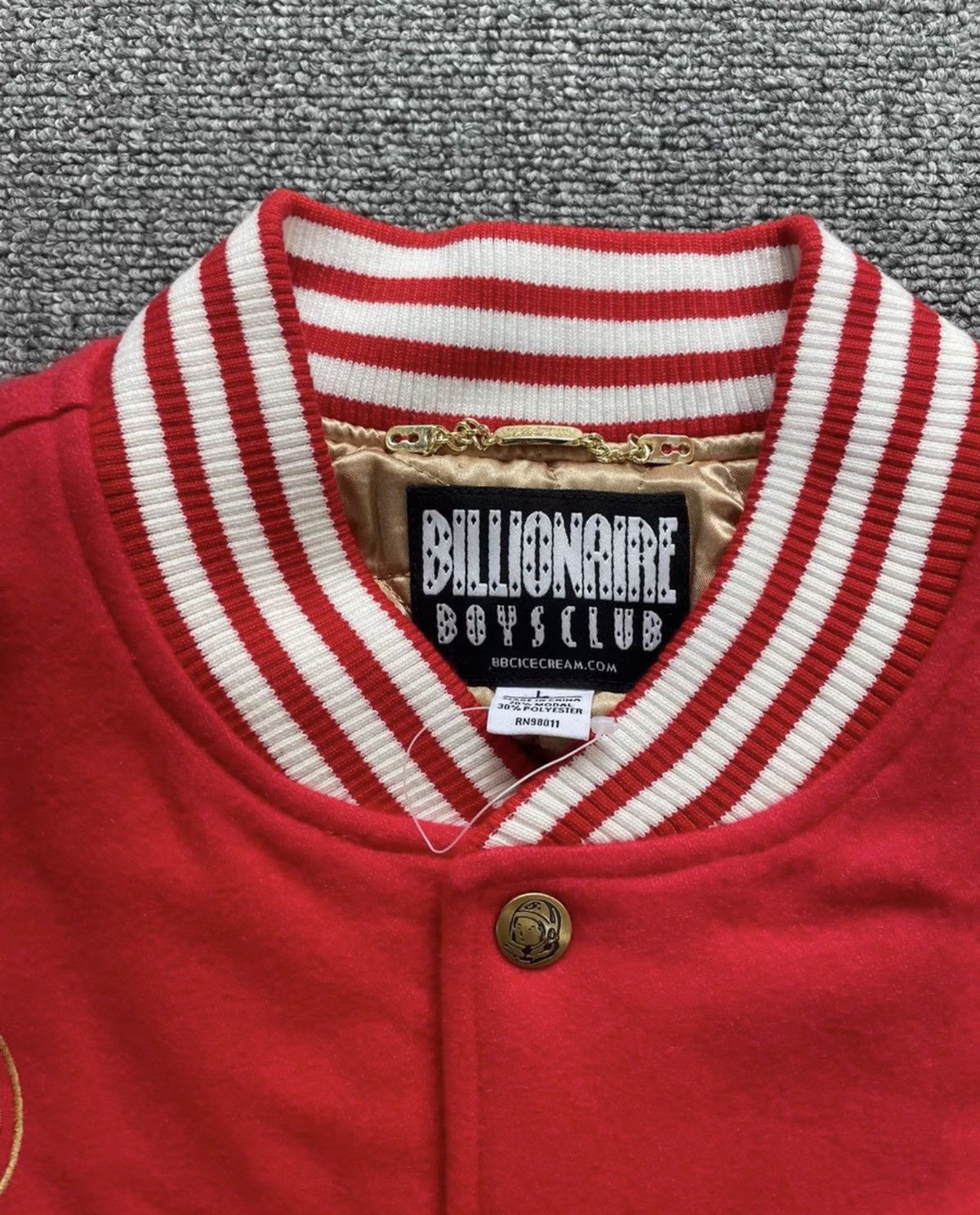 Billionaire Boys Club Billionaire Boys Club Leather Baseball Puffer Jacket Size US L / EU 52-54 / 3 - 2 Thumbnail
