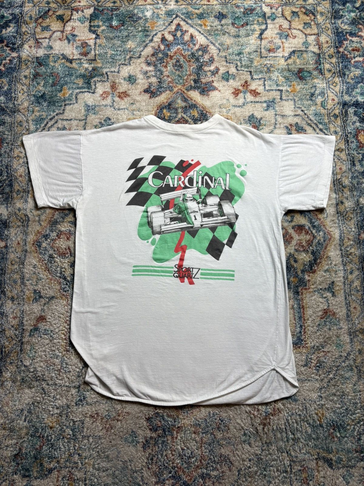Vintage Vintage Cardinal Racing Sport Quartz T-shirt Large Size US L / EU 52-54 / 3 - 1 Thumbnail