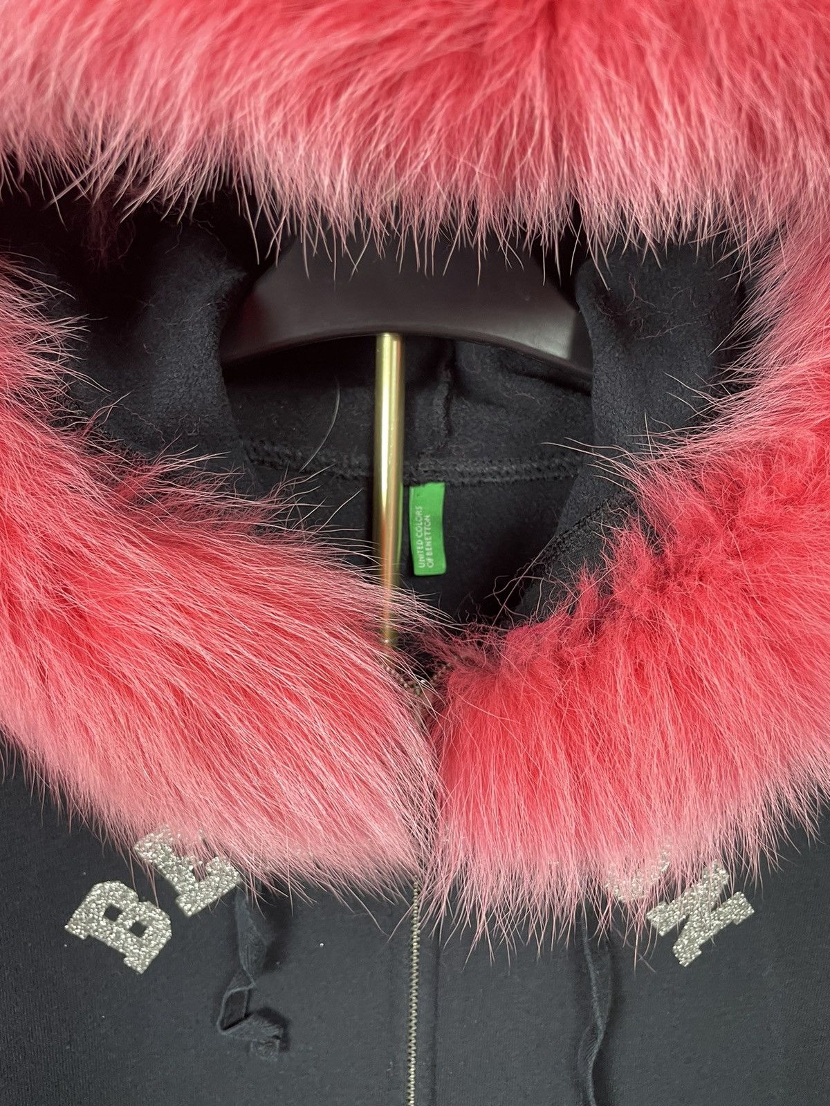 Hysteric Glamour × If Six Was Nine × Japanese Brand Y2K Punk Glamour Logo Fur Zip Hoodie Japanese LGB Style Size US M / EU 48-50 / 2 - 8 Thumbnail