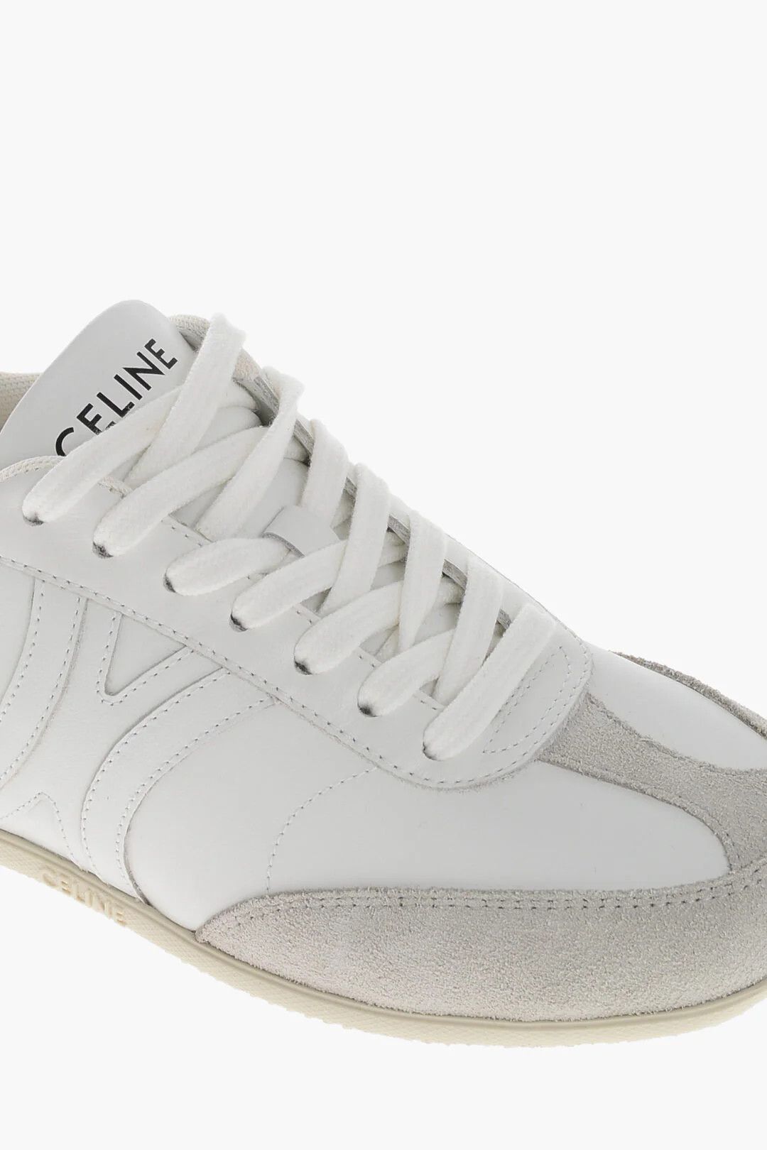 Celine o1mm0326 Leather Low-Top Sneakers in White Size US 6 / IT 36 - 4 Thumbnail