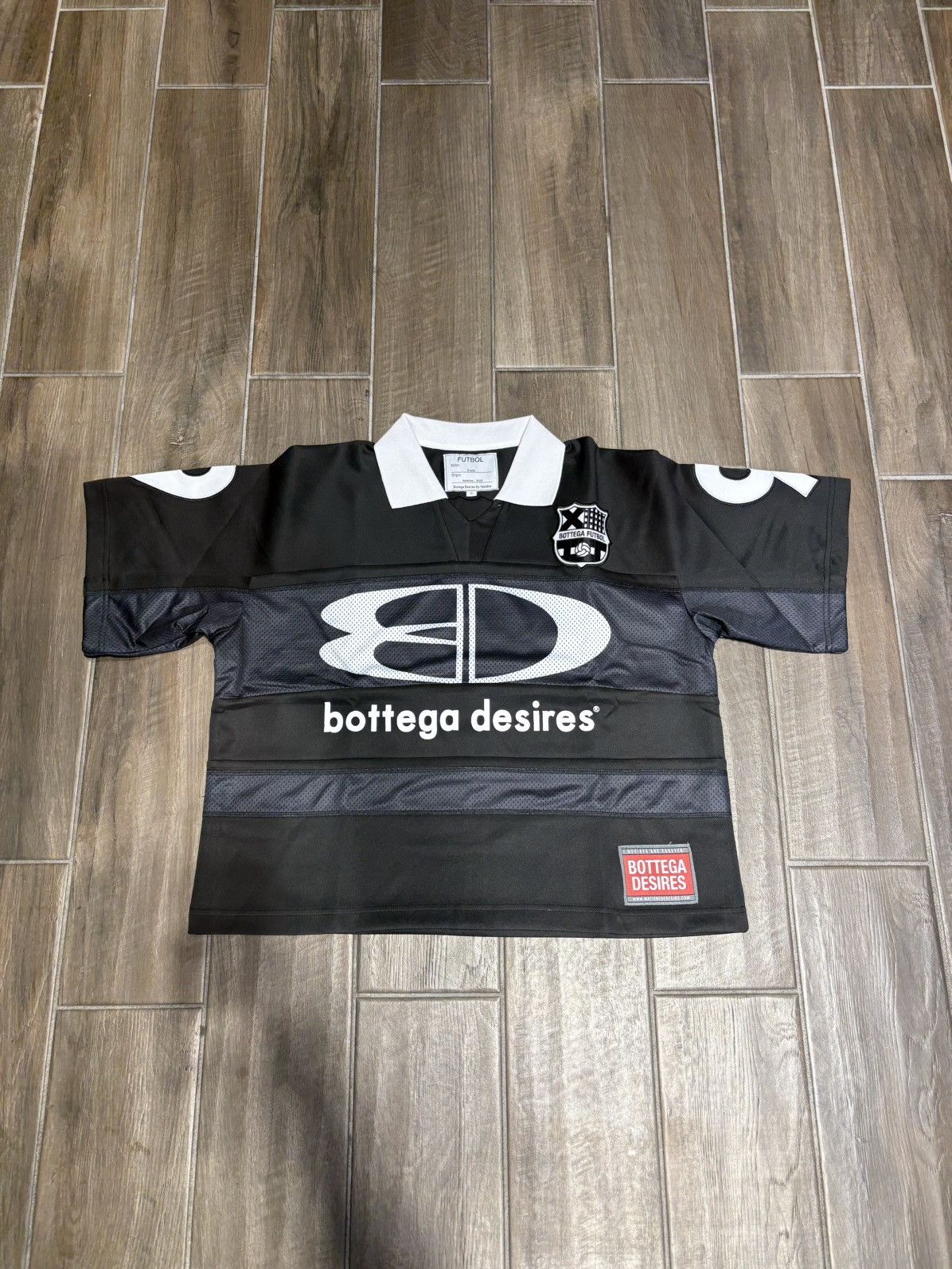 Bottega Desires Bottega Desires Futbol Jersey Black Size US XXL / EU 58 / 5 - 1 Thumbnail