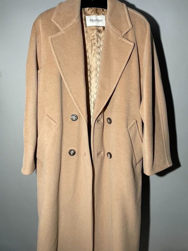 Max Mara Classic 101801 Coat Khaki Camel
