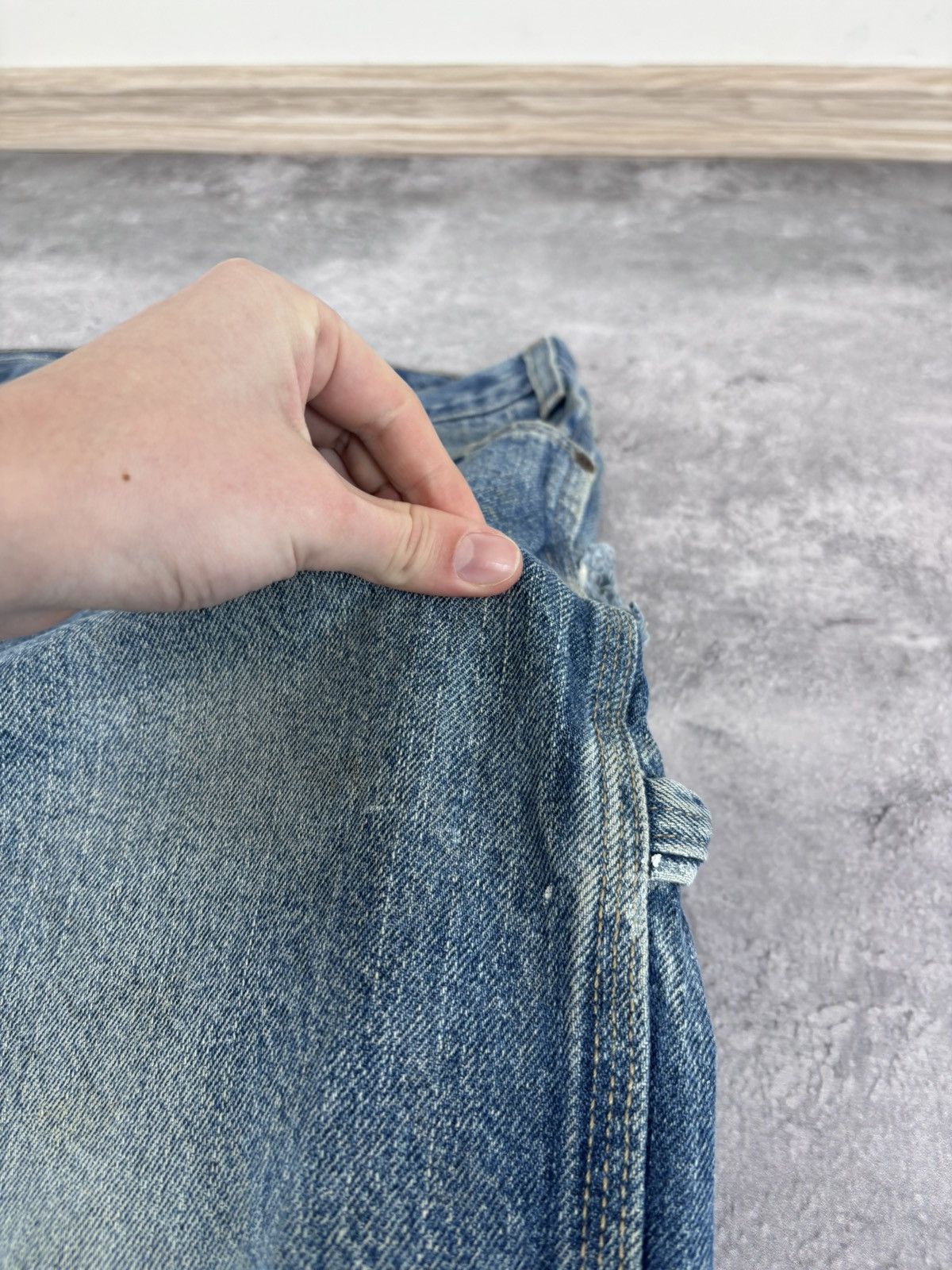 Dickies Vintage Dickies Faded Blue Distressed Denim Jeans Size US 36 / EU 52 - 15 Thumbnail