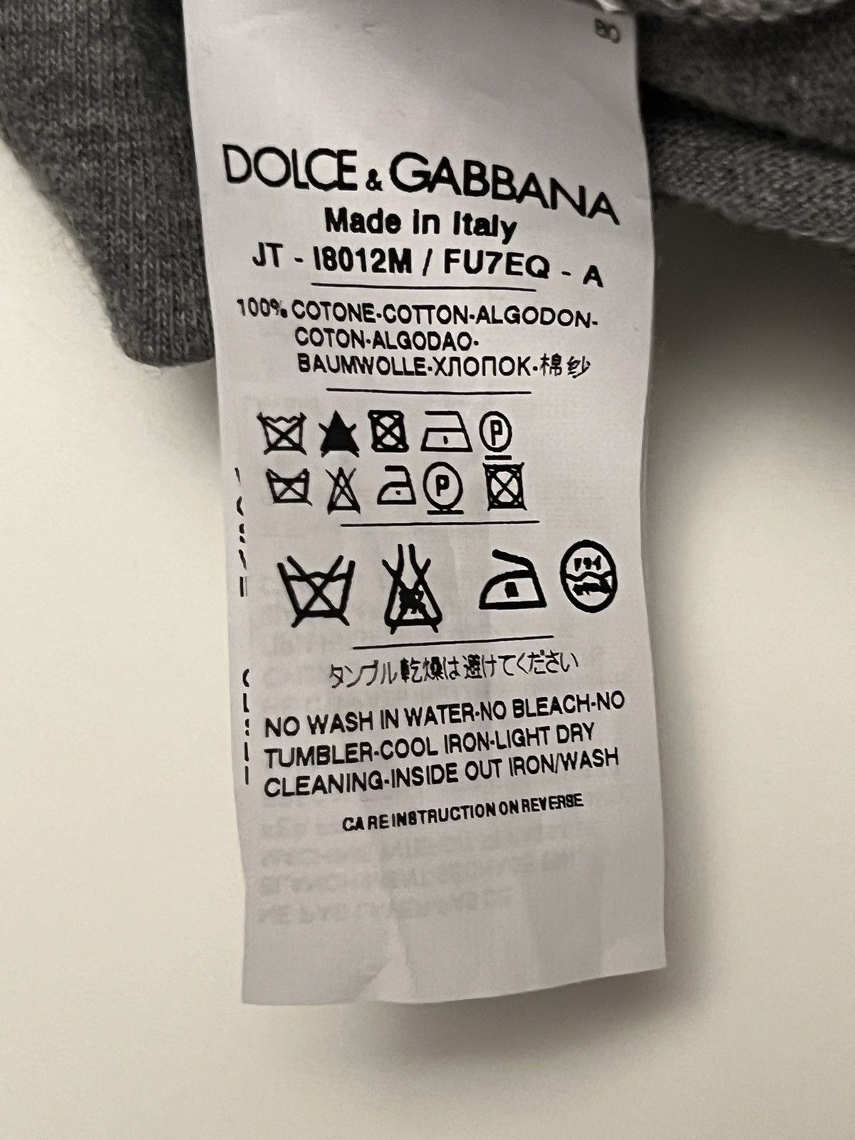 Dolce & Gabbana Grey Size US S / EU 44-46 / 1 - 6 Thumbnail