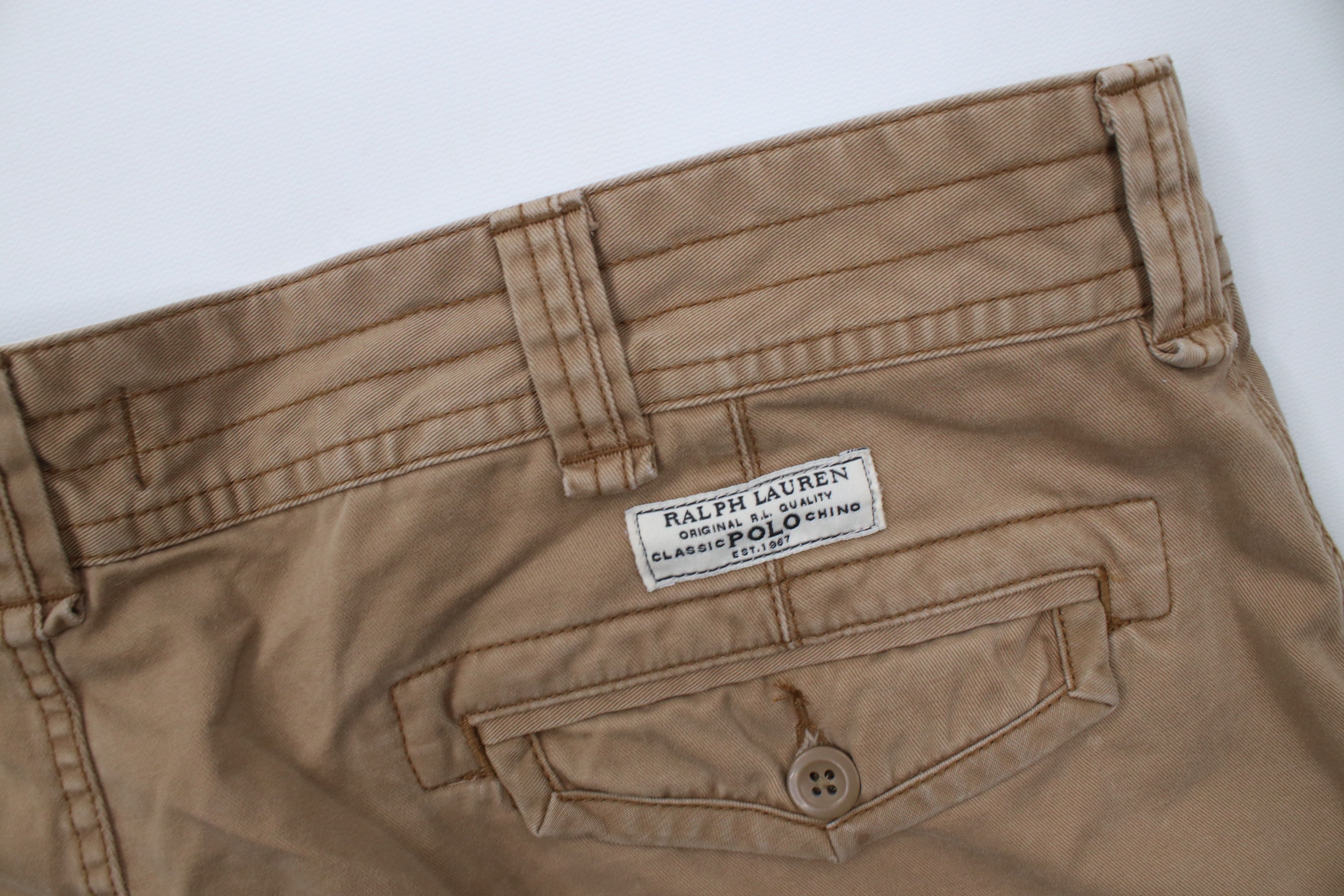Polo Ralph Lauren Vintage 90s Ralph Lauren Surplus Cargo Shorts Brown Size US 42 / EU 58 - 13 Thumbnail