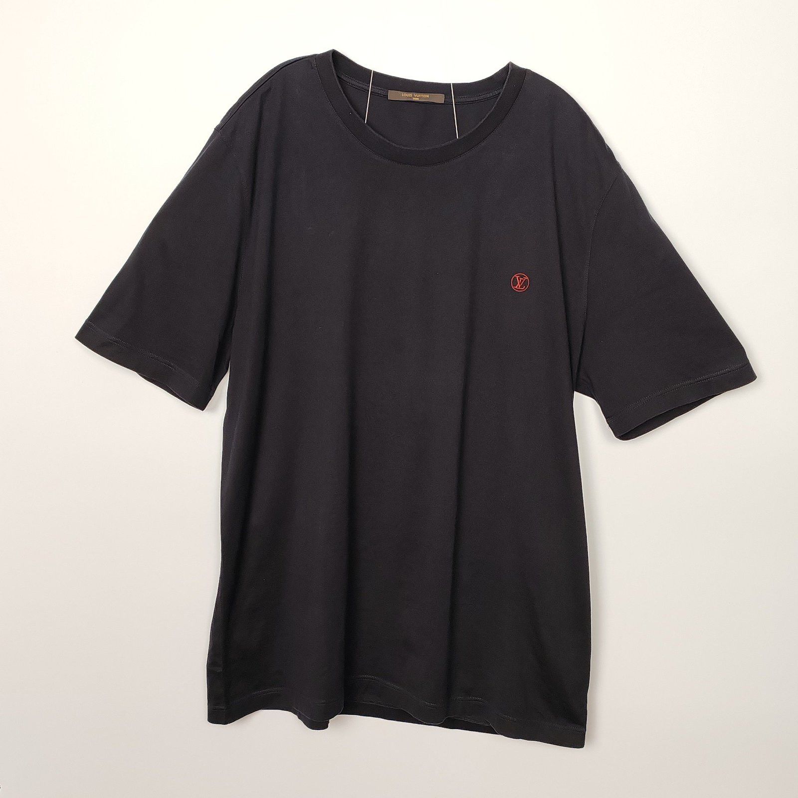 Louis Vuitton Louis Vuitton Red Logo Embroidery T-Shirt US XL Size US XL / EU 56 / 4 - 1 Thumbnail