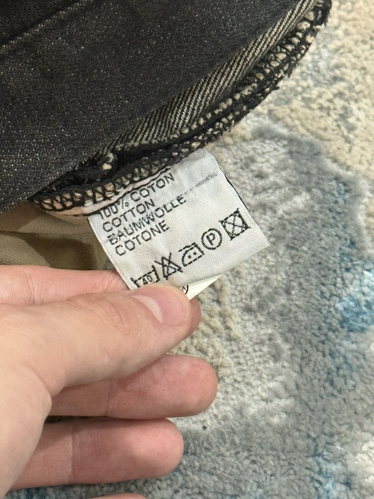 Dior Dior A/W 2004 “Luster” Waxed Denim Size US 29 - 12 Thumbnail