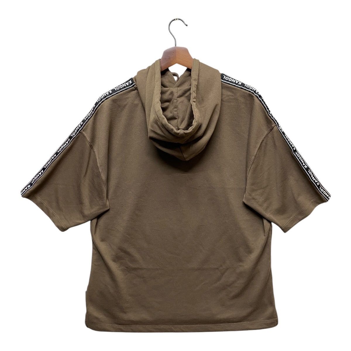 Kangol Hoodie Spellout Pullover Short Sleeve Size M