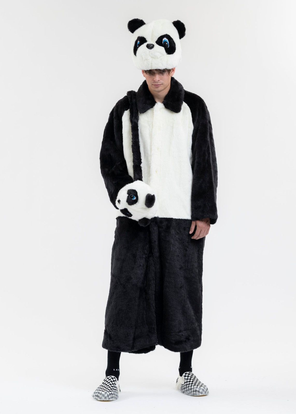 Doublet Doublet Black & White Costume Head Panda Bag Size ONE SIZE - 8 Thumbnail