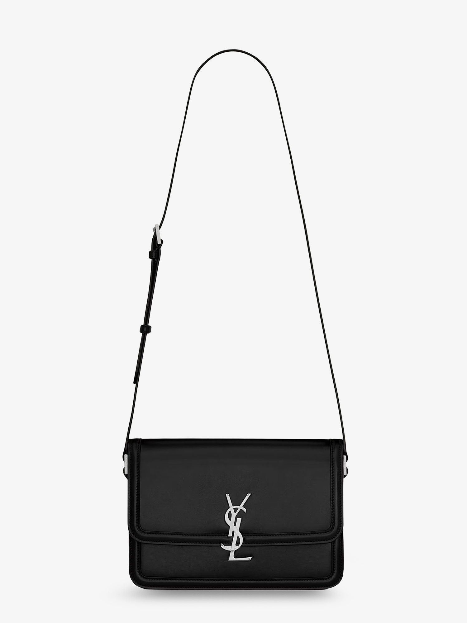 Saint Laurent Paris Satchel Solferino Medium Leather Crossbody Bag Size ONE SIZE - 1 Thumbnail