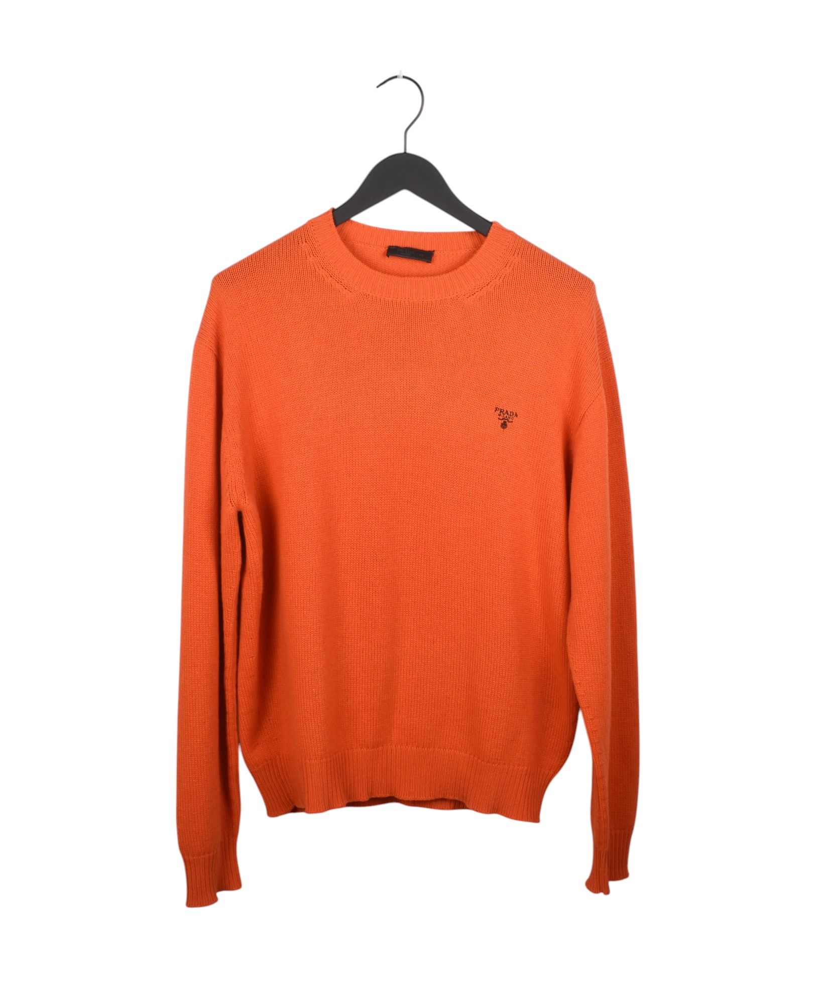 PRADA orange sweater プラダ ヴィンテージ ニット セーター Prada × Vintage 2000s Prada Orange V Neck Sweater | Grailed