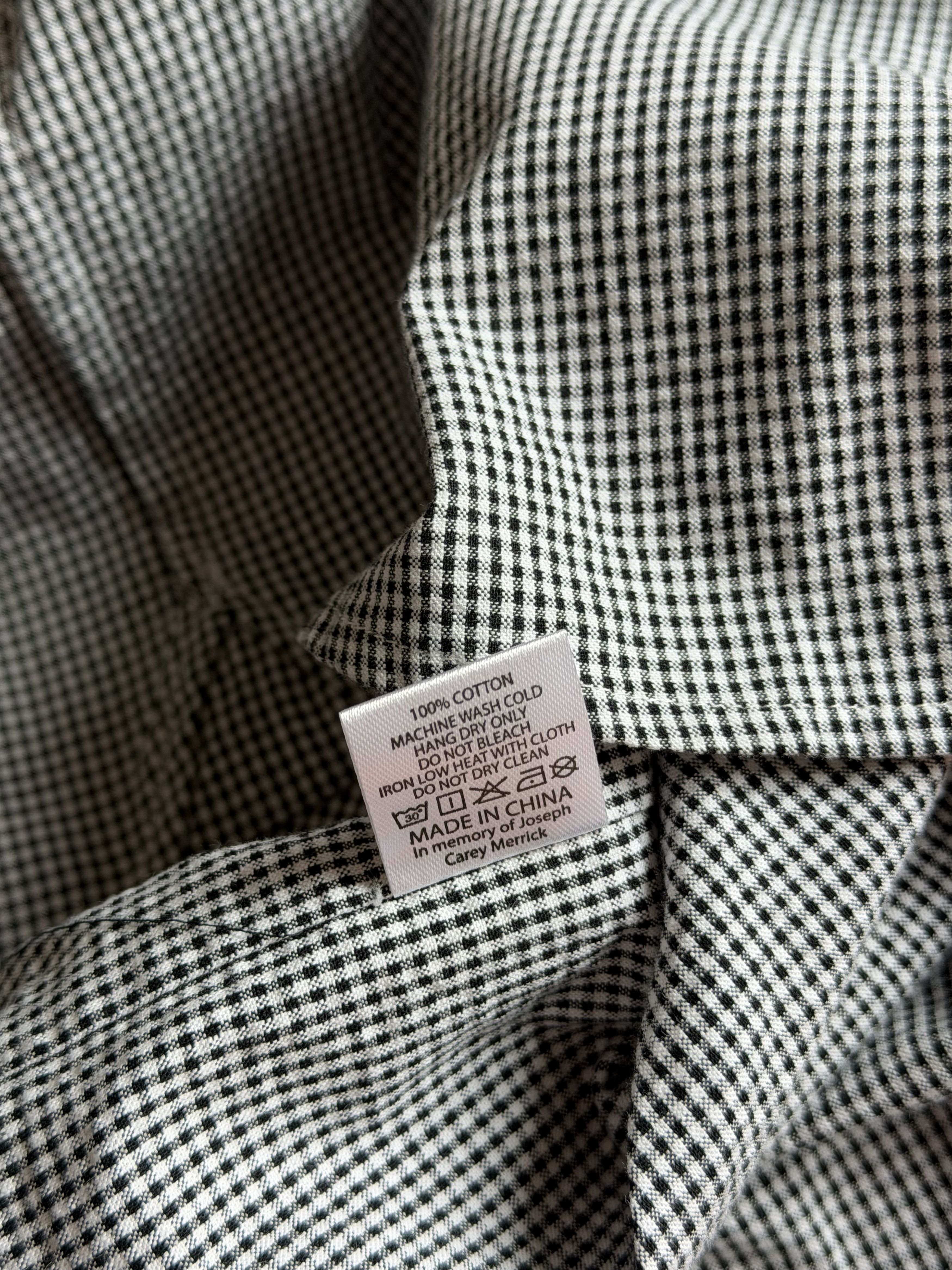 Brain Dead Brain Dead Brooks Brothers Reverse French Seam Pullover Size US M / EU 48-50 / 2 - 6 Thumbnail